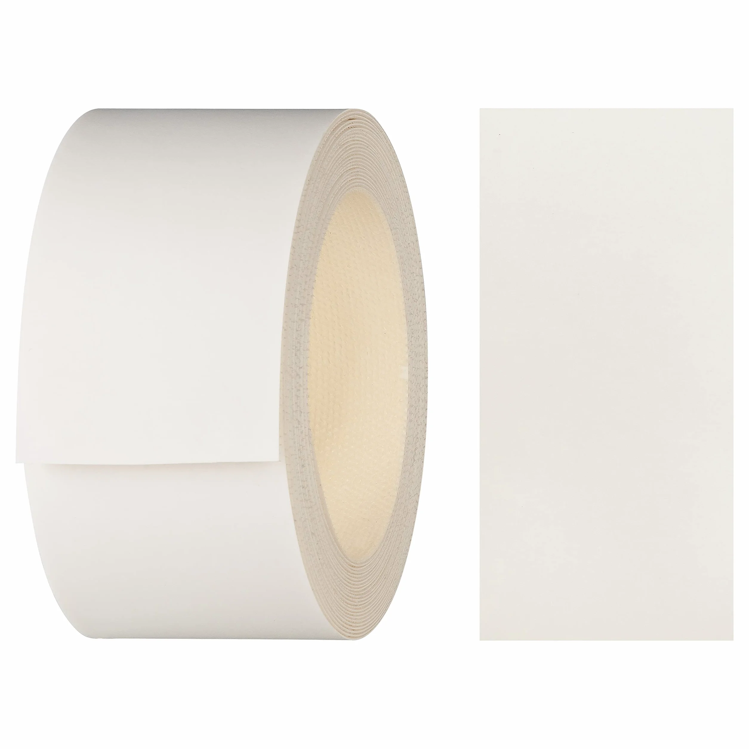 haggiy Taśma krawędziowa melamina z klejem topliwym 40 mm x 5 m | Taśma krawędziowa do naprasowania do półek i paneli | Taśma krawędziowa - Dekoracja: biała gładka