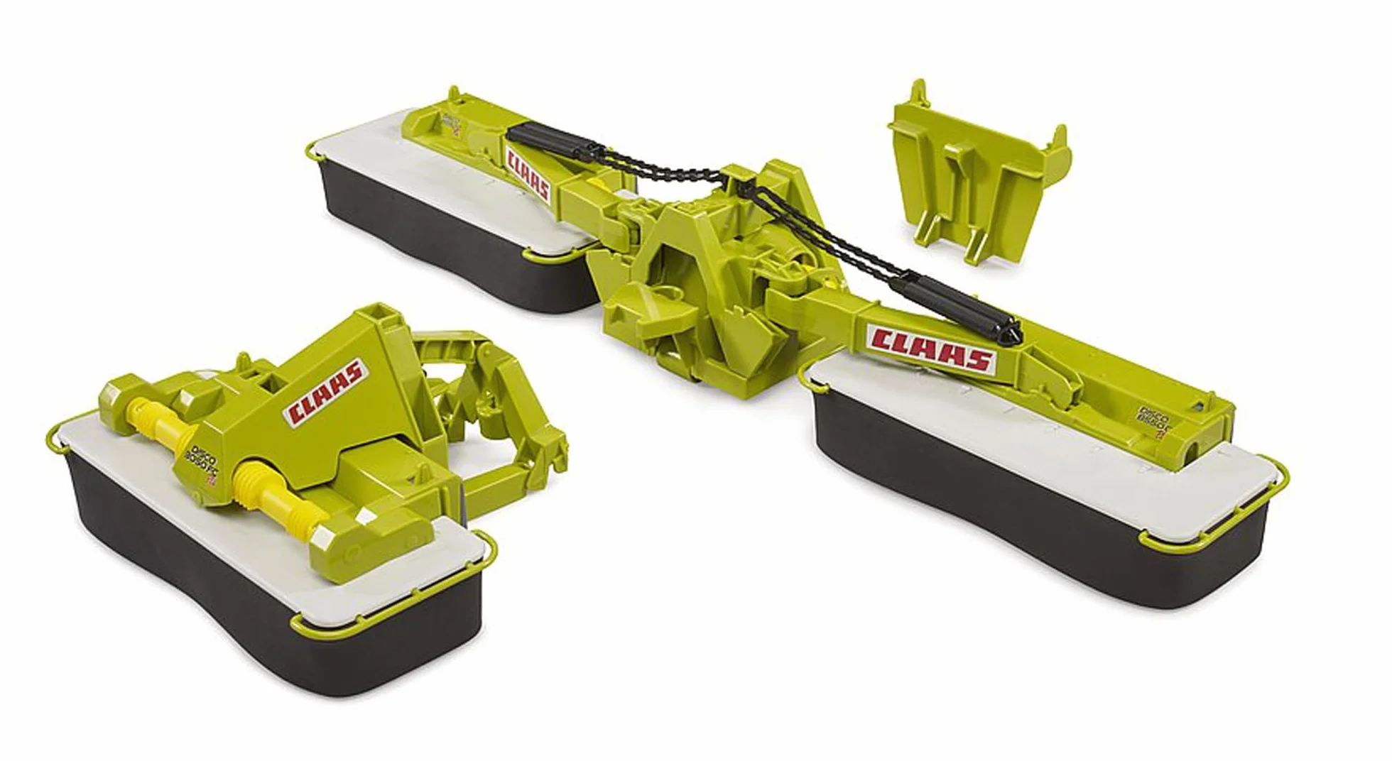 bruder 02218 - Claas Disco 8550 C Plus kosiarka potrójna, przyczepa do ciągnika, kosiarka, gospodarstwo rolne