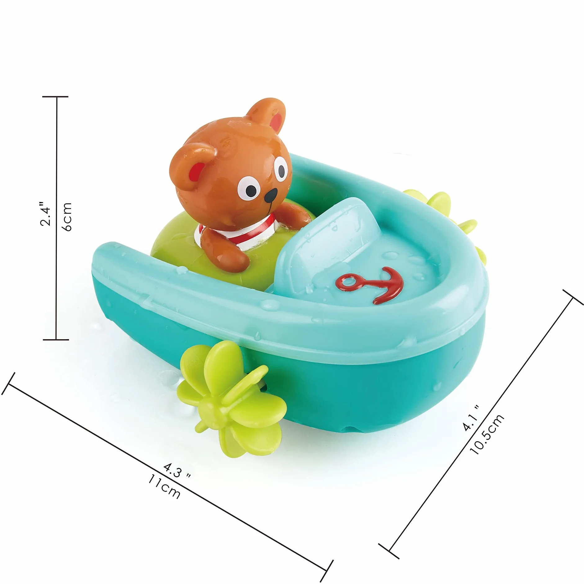 Hape - Schlauchboot mit Rückziehmotor
