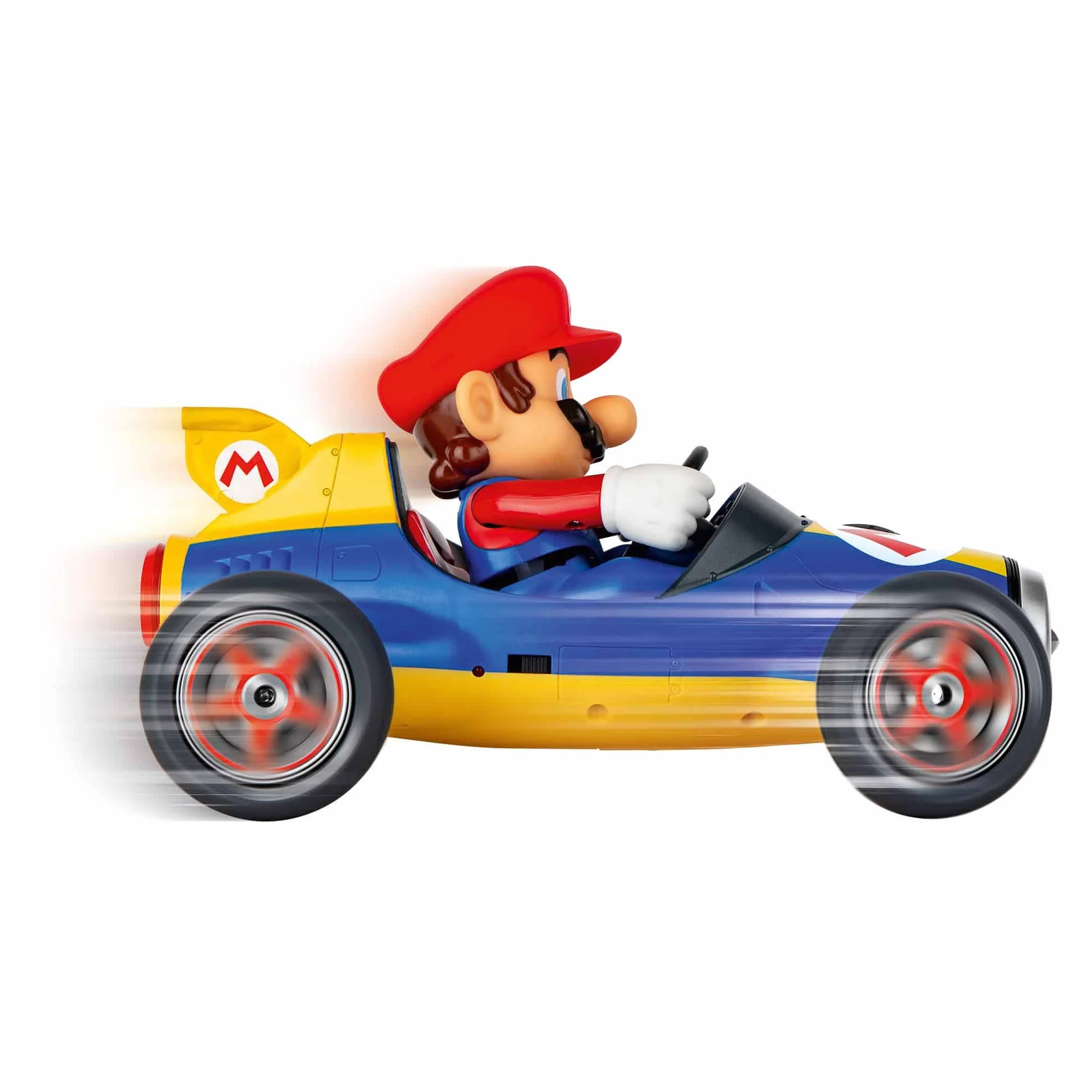 Carrera 370181066 Carrera RC Nintendo Mario Kart Mach 8 zdalnie sterowany samochód od 6 lat, do użytku wewnątrz i na zewnątrz Mini Mario Kart do zabrania ze sobą