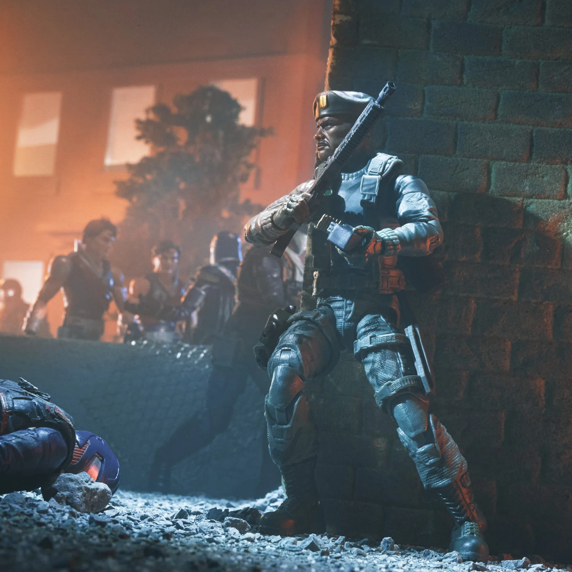 G.I. Joe Seria sklasyfikowana Lonzo Stalker Wilkinson Figurka 46 kolekcjonerska zabawka, wiele akcesoriów 15-centymetrowa skala, niestandardowy pakiet sztuka wielokolorowa F4024