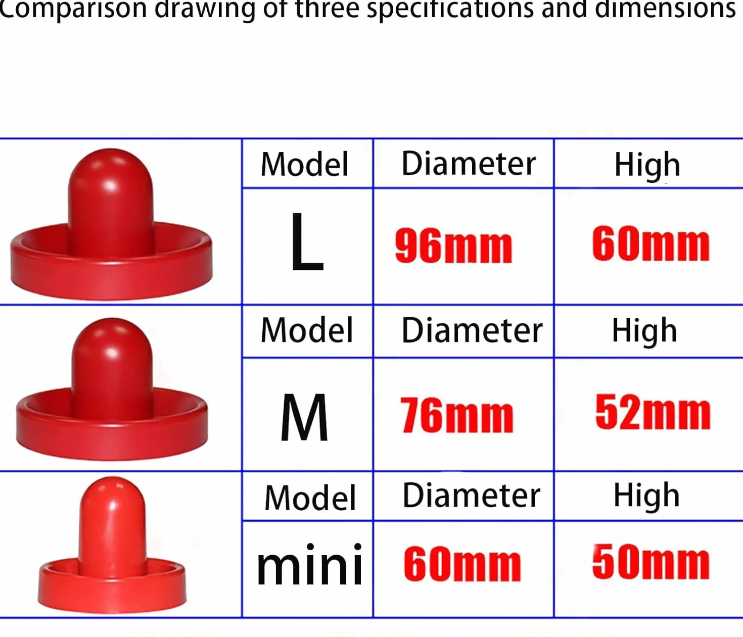 Air Hockey Pushers 76 mm