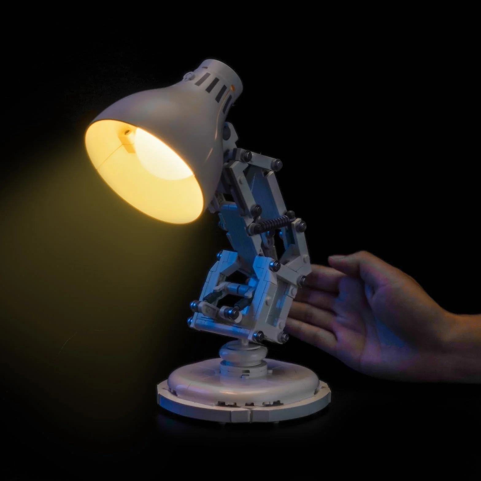 Wersja z zestawem do sterowania światłem kompatybilna z Lego 21357 Ideas Disney Pixar Luxo Jr. Zestaw oświetlenia LED do kreatywnych zabawek (nie Lego)