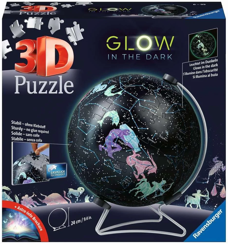 Puzzle 3D Globus konstelacje