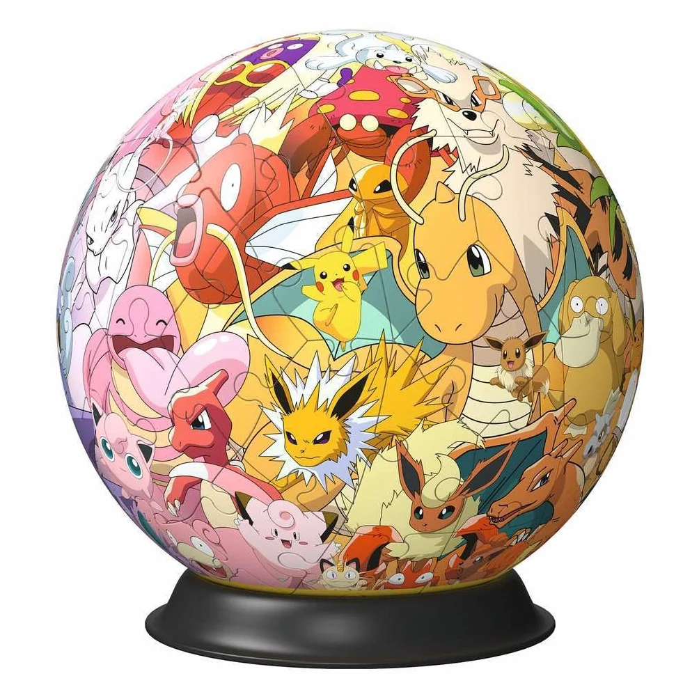 Ravensburger Puzzle 3D Kula Pokemon Postacie