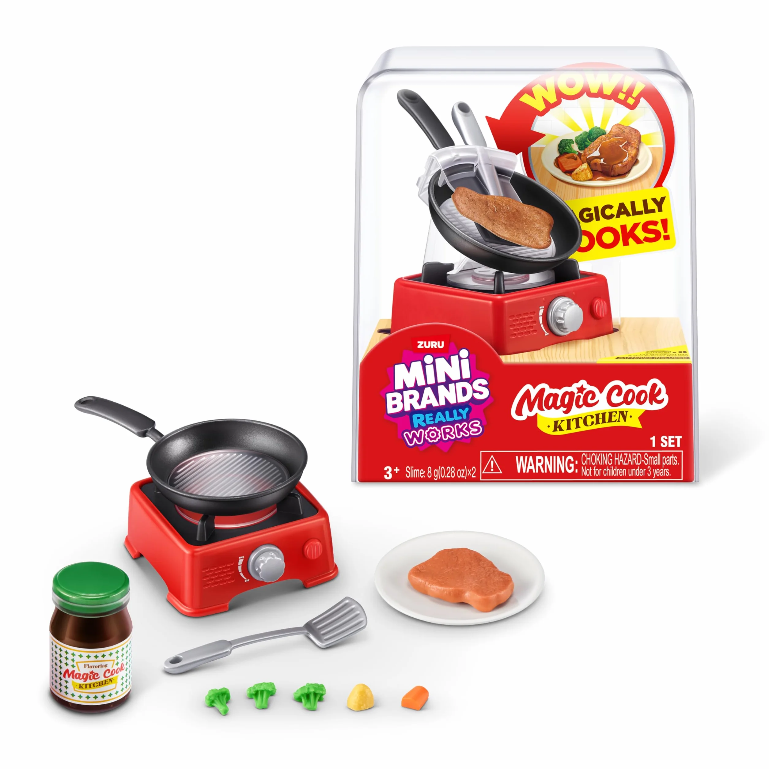 MINI BRANDS Magiczny kucharz seria 1 stek z patelni