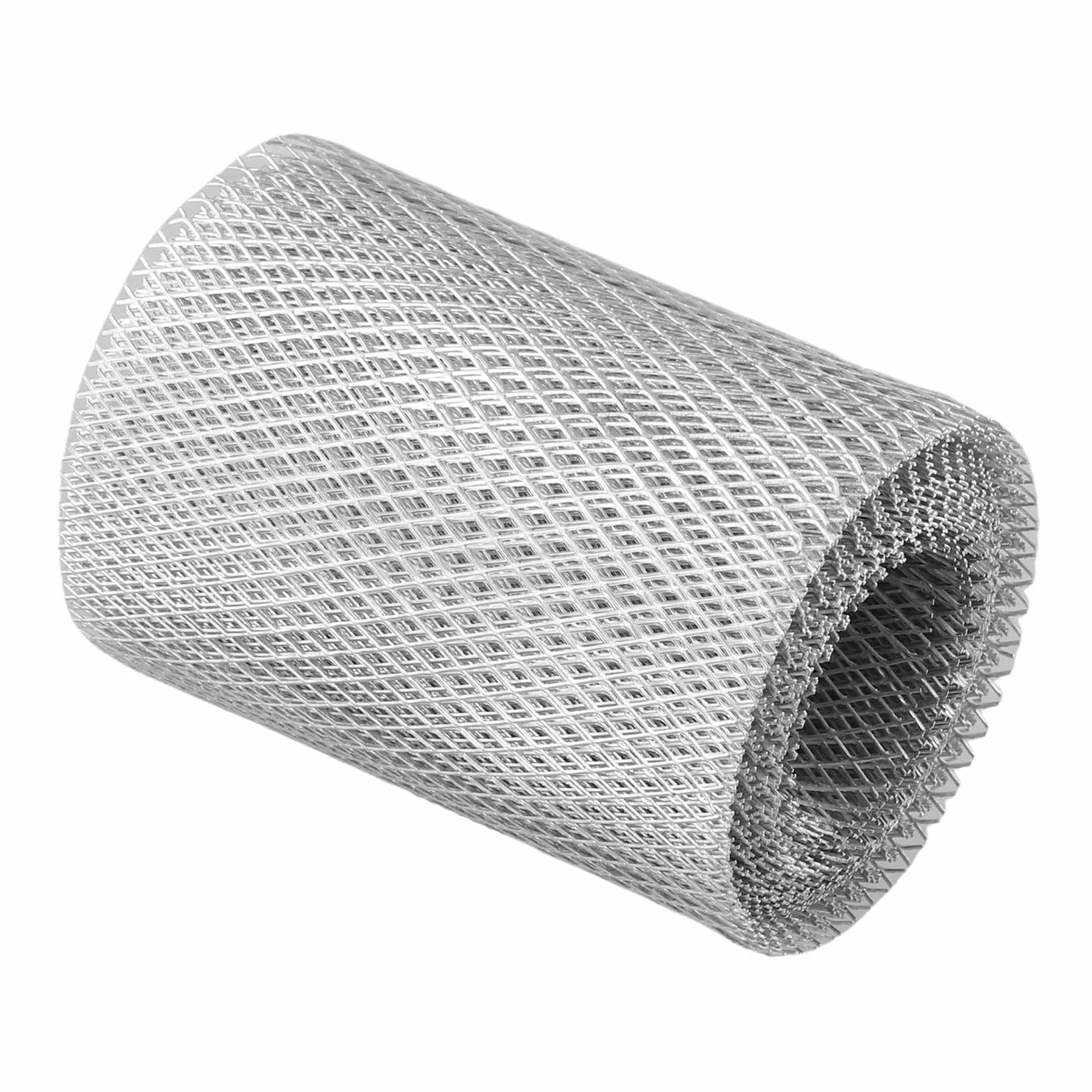 Osłona rynny, aluminiowa rolka osłony rynny, siatka ochronna do blokowania liści, gałązek i zanieczyszczeń, długość 6,1 m (szerokość 12,7 cm)