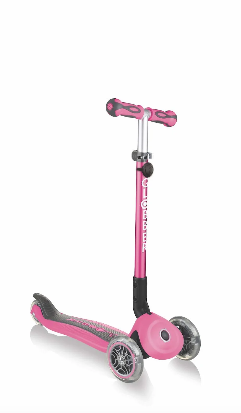 Globber GO•UP Deluxe 3-kołowa hulajnoga skalowalna z siedziskiem dla dzieci od 15 m+ do 6 lat