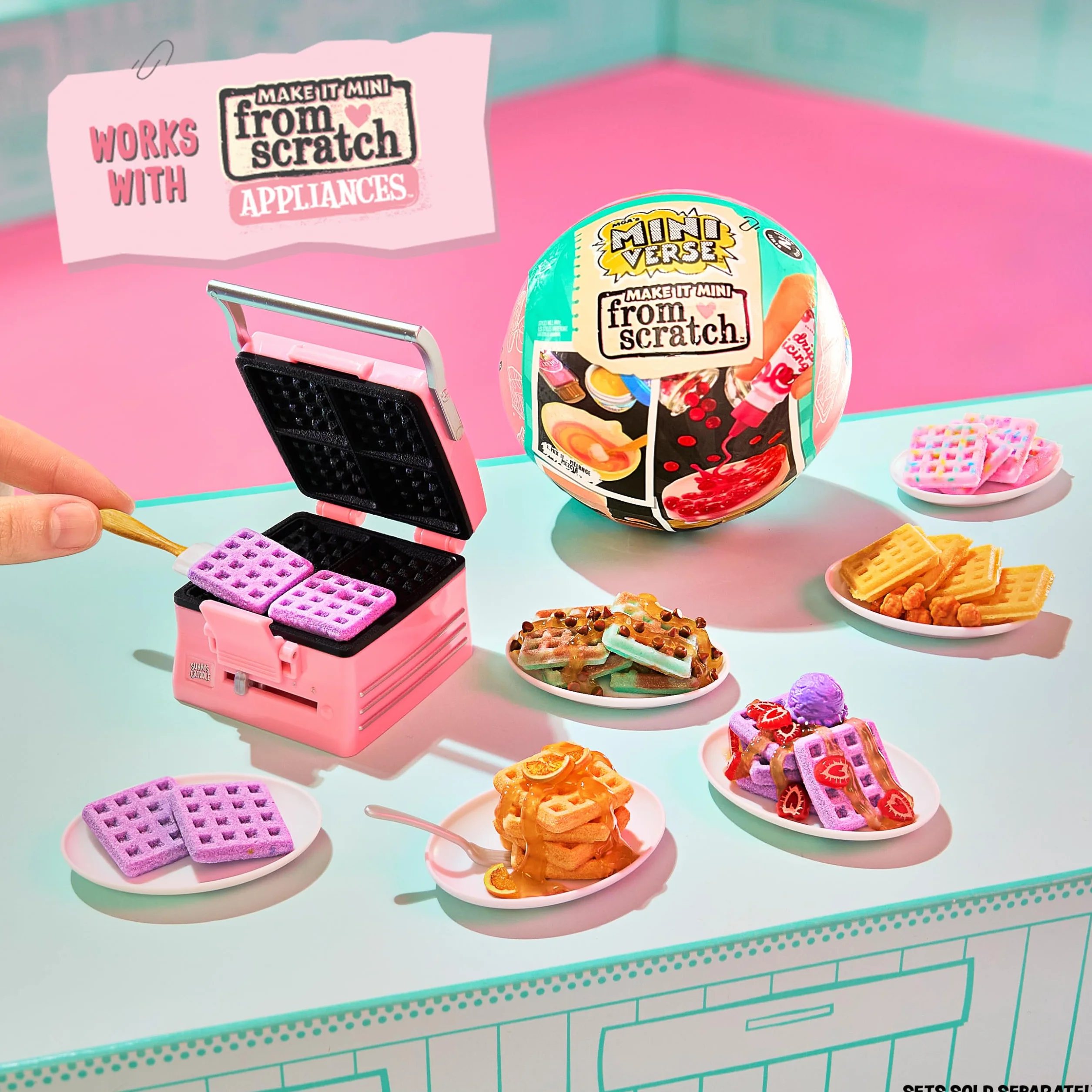 MGA's Miniverse Make It Mini From Scratch Appliances Series 3 - Działające Mini Urządzenia, Zestaw DIY z Żywicy dla Dzieci 8+