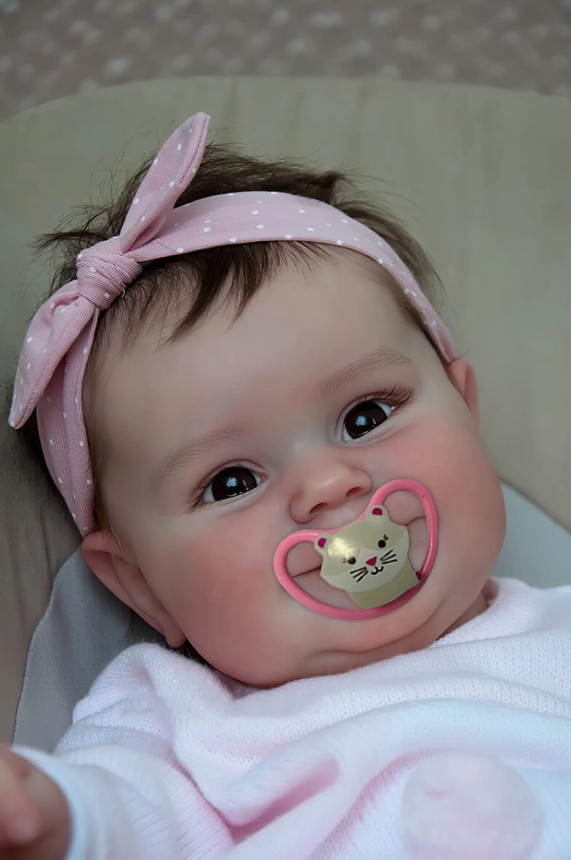 MineeQu 20 cali Tak głęboko ukorzenione włosy uśmiech Realistyczna Reborn Baby Doll Wykonana z całego ciała Silikon winylowy Anatomicznie poprawny Noworodek Lalki Zabawka do kąpieli dla dziewczynek