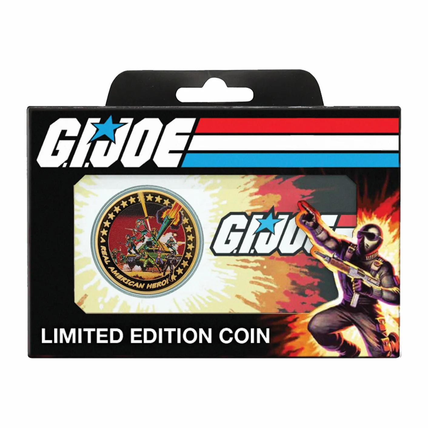 FaNaTtik G.I. Joe 60. rocznica 24k złocona edycja limitowana moneta w pudełku kolekcjonerskim – Prawdziwy Amerykański Bohater - Oficjalnie licencjonowany produkt