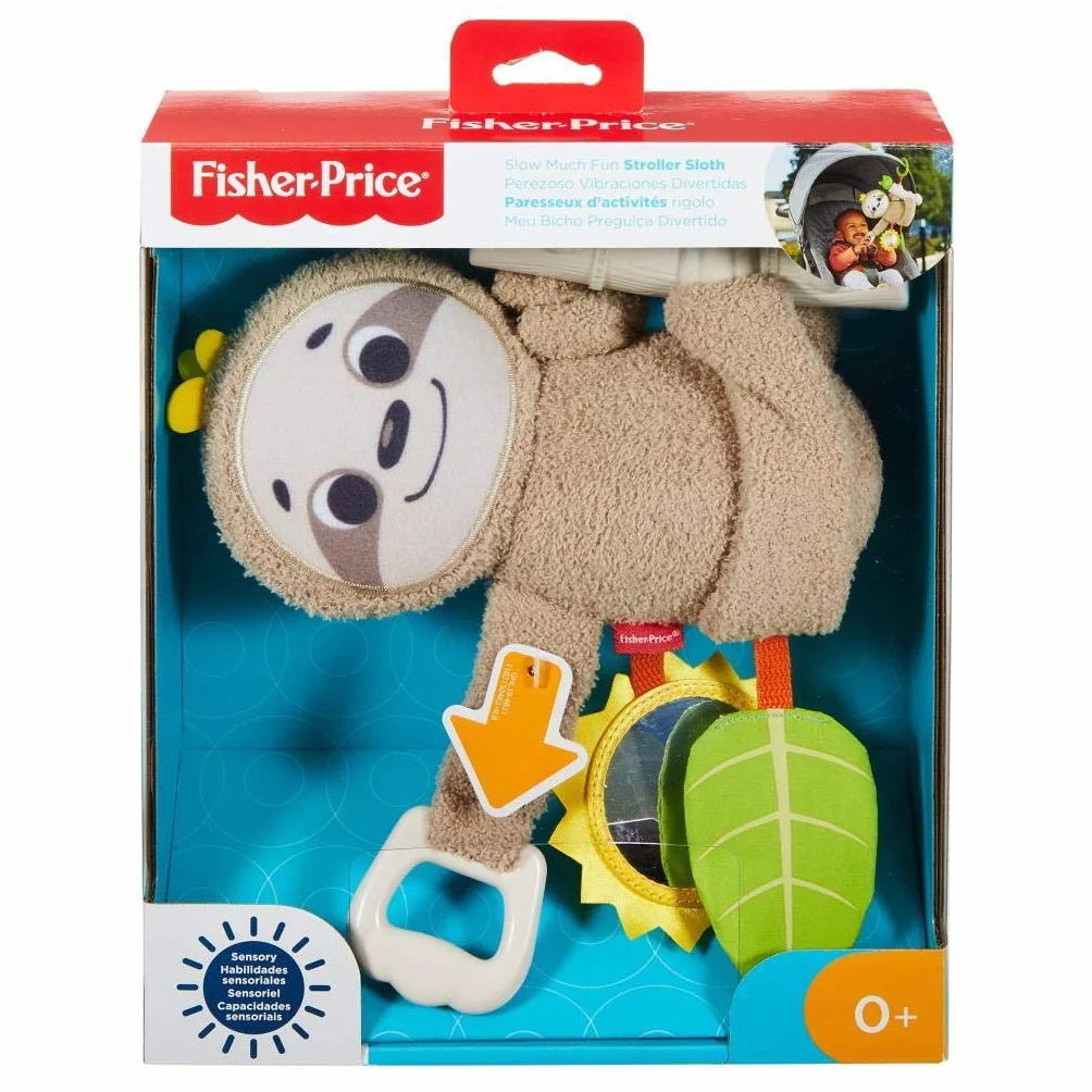 Fisher-Price GHL39 mały leniwiec zabawkowy, wielokolorowy