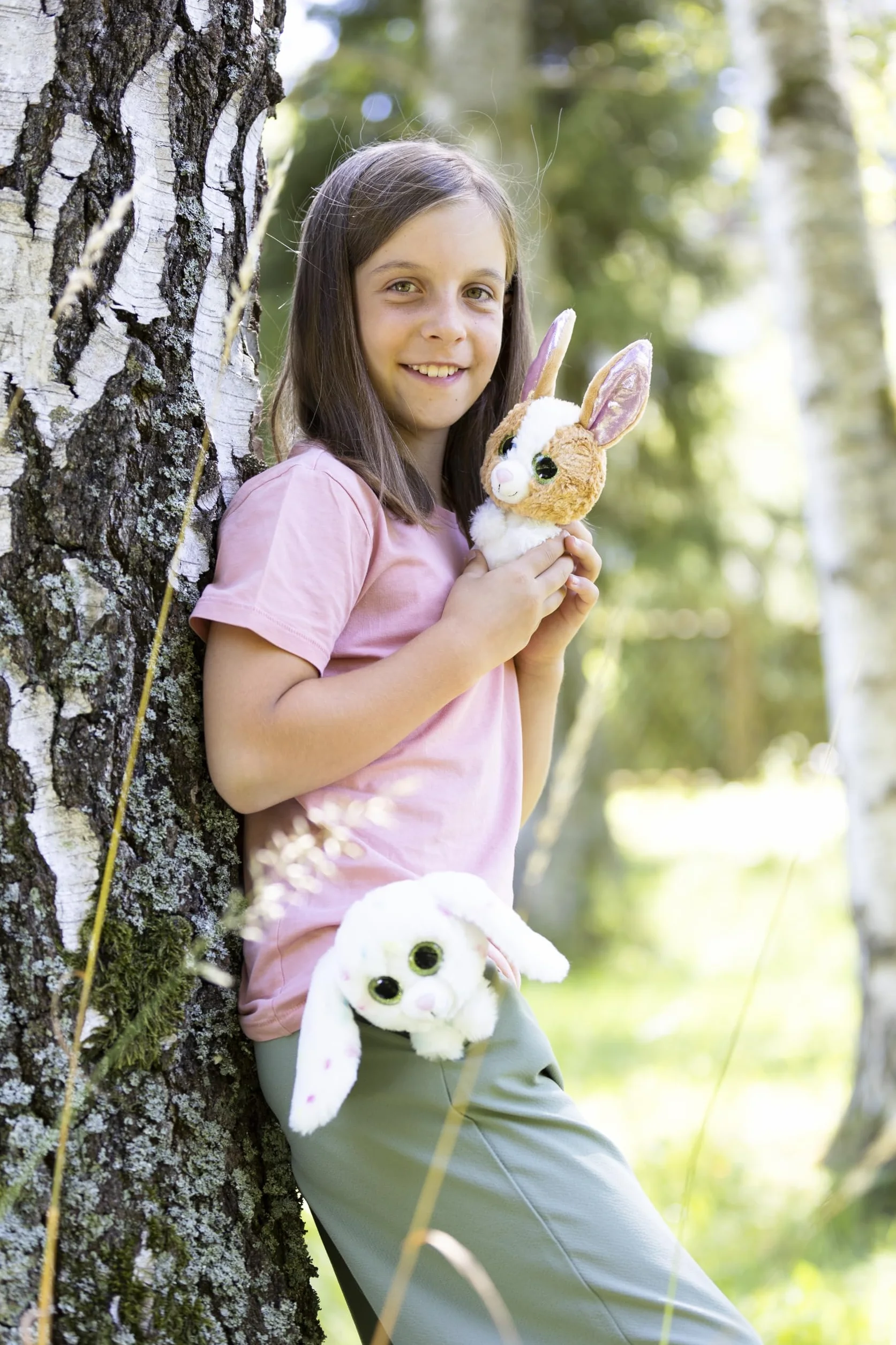 Pluszowa przytulanka GLUBSCHIS króliczek Spottitu 15cm kolorowy - Miękka maskotka z mięciutkiego pluszu, uroczy pluszak do przytulania i zabawy, dla dzieci i dorosłych