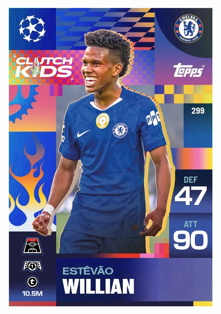 Topps UCC Match Attax Extra 2026 - Mega Multipack - zawiera 48 kart oraz 3 losowe karty Electrix LE i jedną losową kartę Facsimile Pro-View Signature Style.