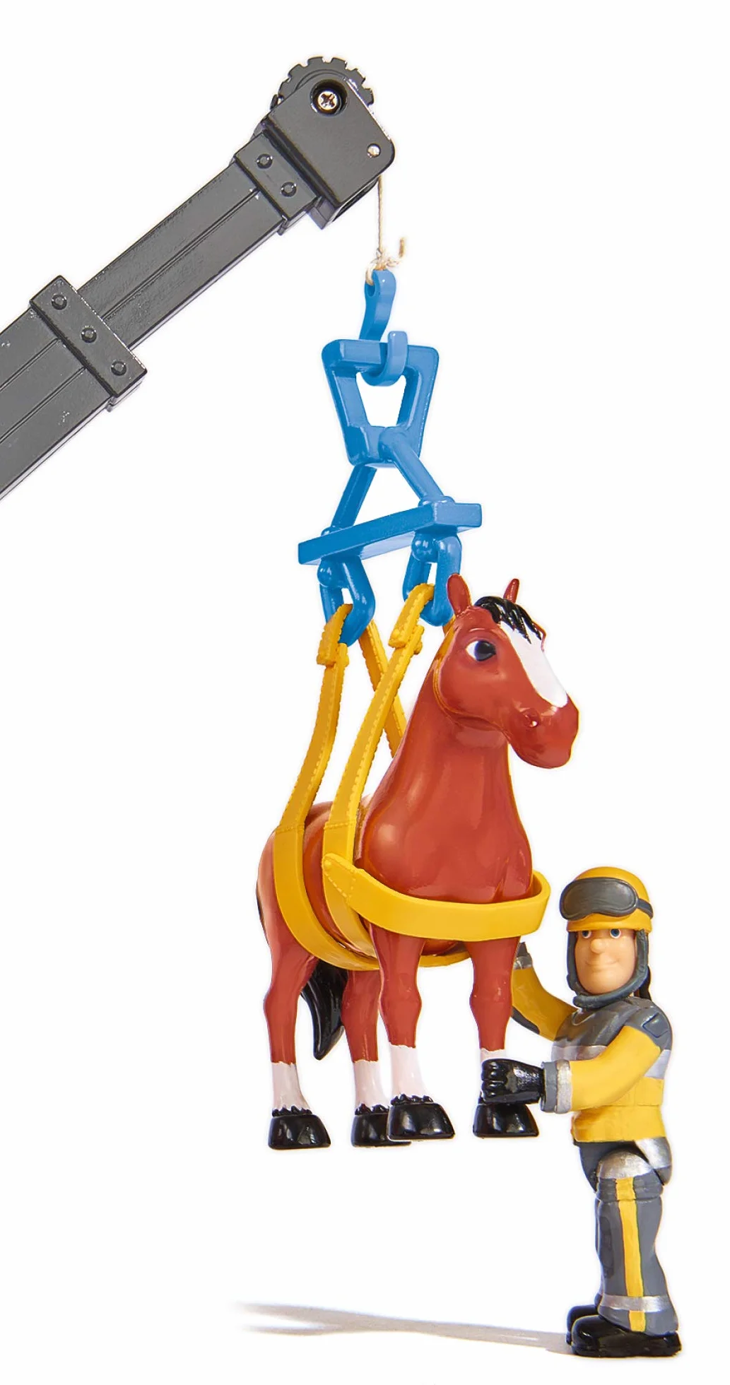 Sam Phoenix mit Figur und Pferd