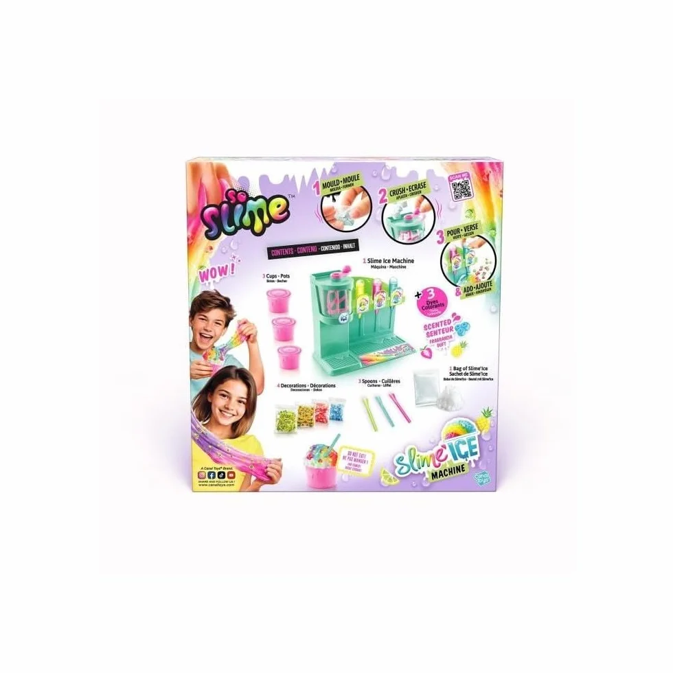 Canal Toys - So Slime - Maszyna do granitu Slime - Zestaw z 1 maszyną, 3 barwnikami zapachowymi, akcesoriami i dekoracjami - Idealna zabawka na prezent lub niespodziankę - SSC 310