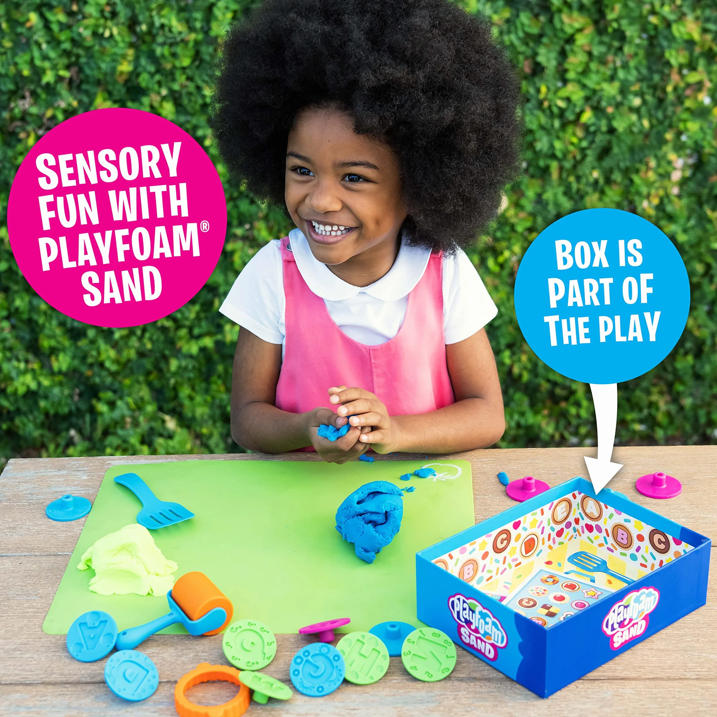 Learning Resources Educational Insights Playfoam Piasek ABC Ciasteczka 29-Kawalek Zestaw, Wielobarwny