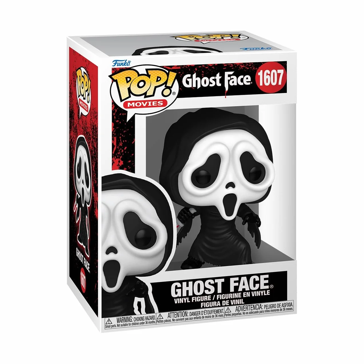 Funko POP! Movies: Ghostface - Kolekcjonerska figurka winylowa - Pomysł na prezent - Oficjalny towar - Zabawki dla dzieci i dorosłych - Fani horrorów - Model figurki dla kolekcjonerów i do ekspozycji