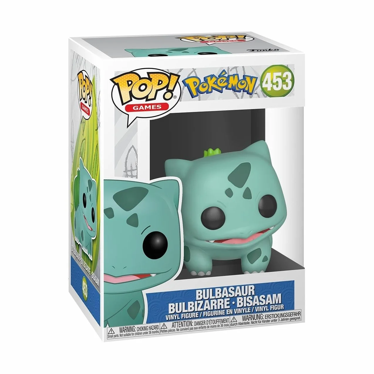 Funko POP! Games: Pokemon - Bulbasaur/Bulbizarre/Bisasam - Bulbasaur - kolekcjonerska figurka winylowa - pomysł na prezent - oficjalny towar - zabawki dla dzieci i dorosłych - fani gier wideo