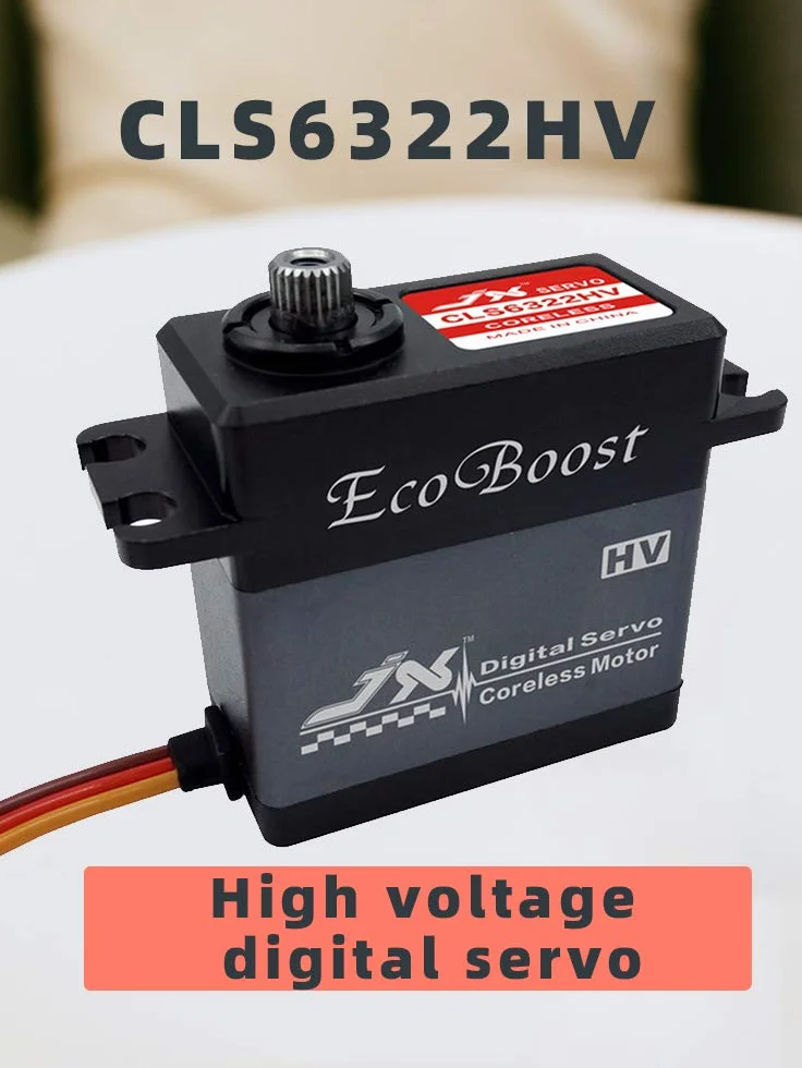 JX Servo CLS6322HV 21kg High Torque metalowa obudowa z metalowym zębem wysokociśnieniowym cyfrowe serwo do dronów RC Car RC Boat Robort
