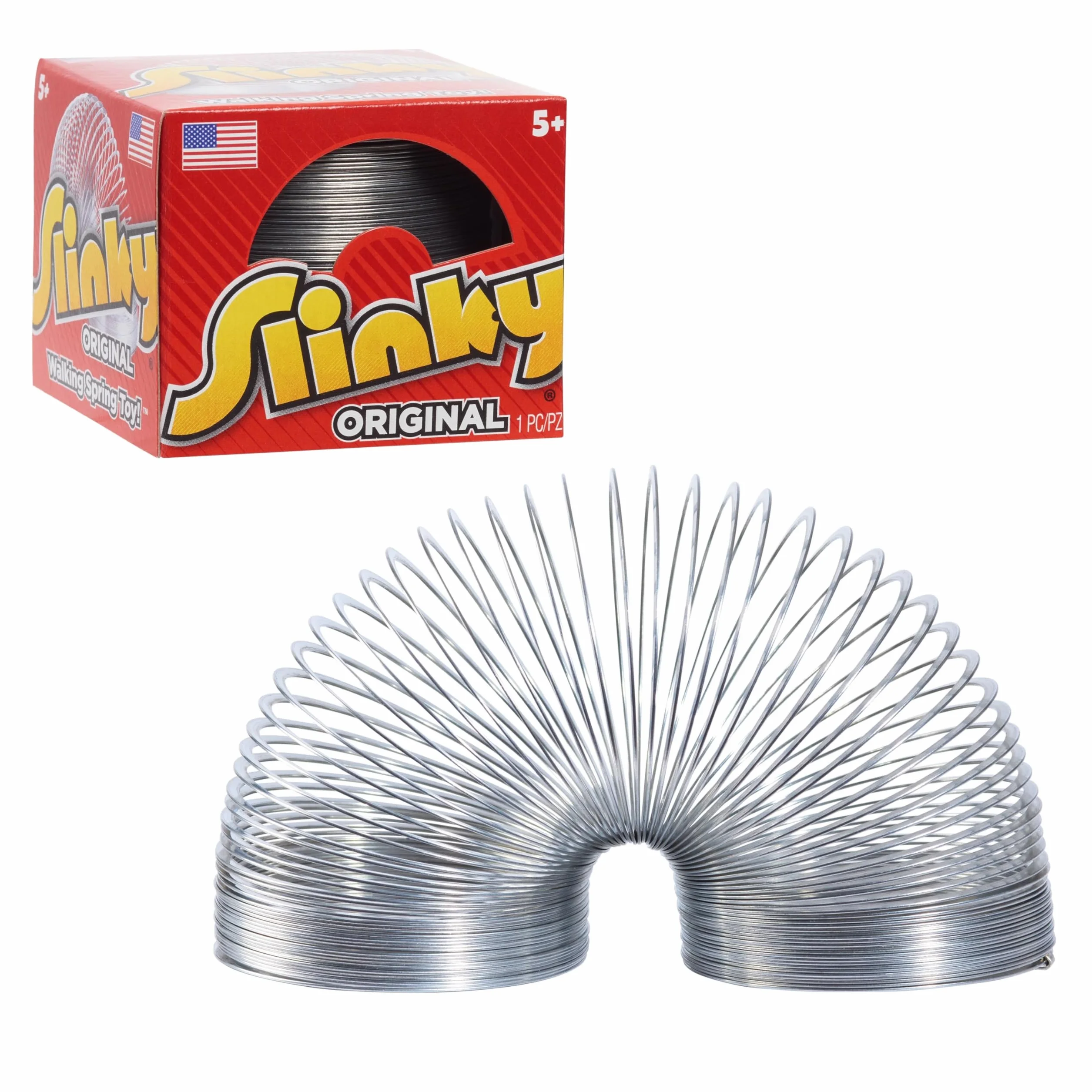 The Original Slinky Walking Spring Toy, Metal Slinky