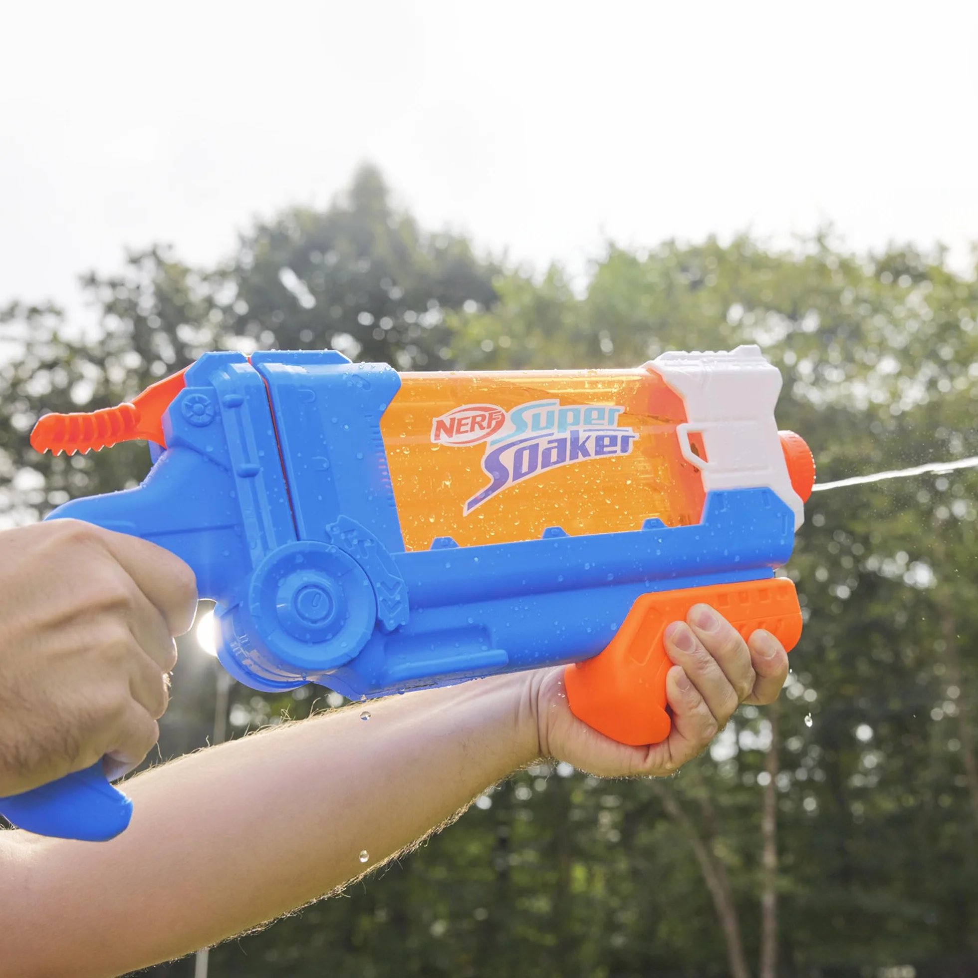 NERF Super Soaker Flip Fill Wyrzutnia wodna 887 ml, 4 style polewania