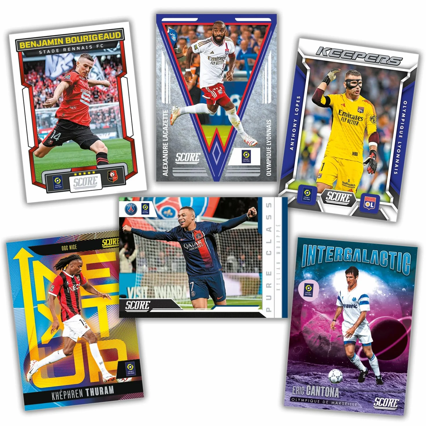 Panini SC Score Trading Cards Ligue 1 2023-2024 Pudełko 12 opakowań tłuszczu, 201630BOX12FP, karton