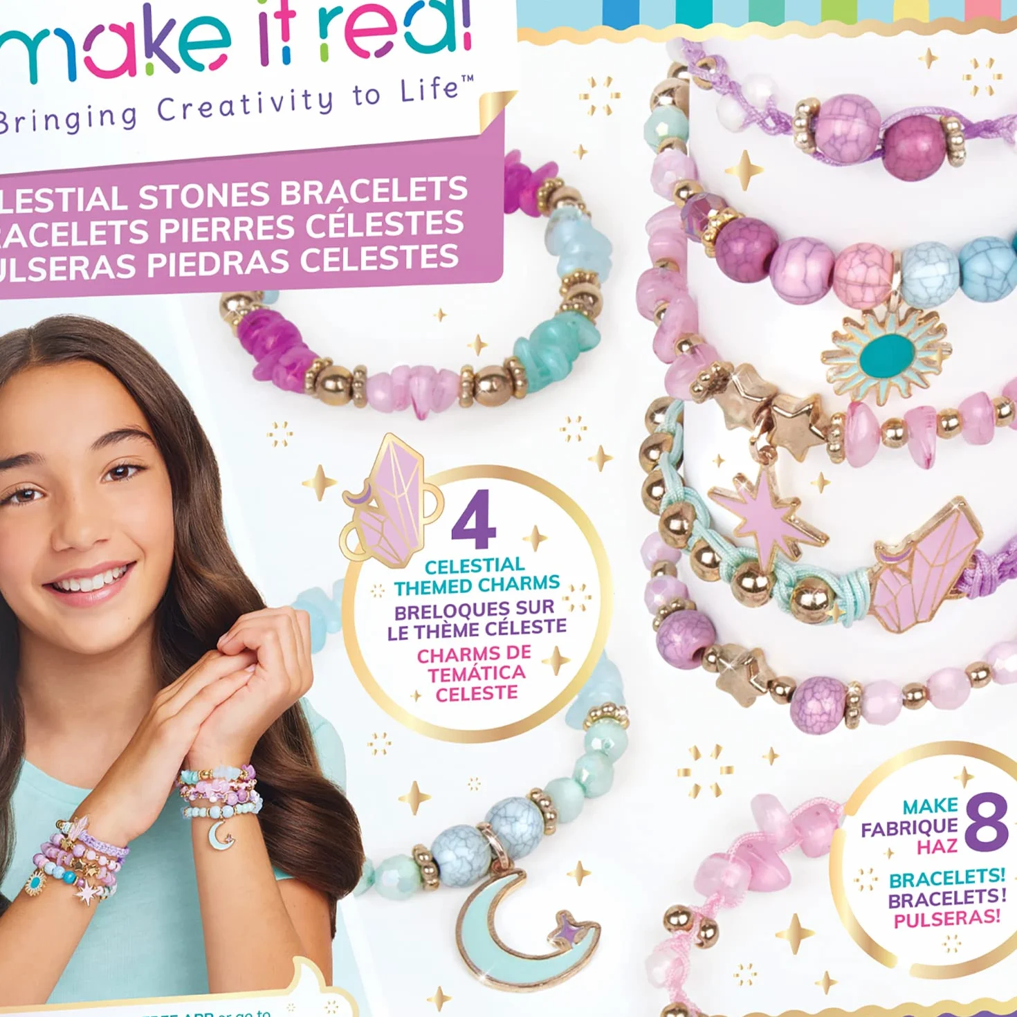 Make it real Bransoletki Celestial Stone Zestaw kreatywny