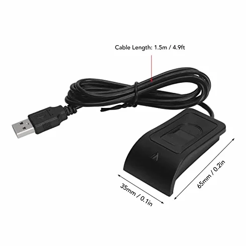 FIDO U2F i FID02 USB Klucz Bezpieczeństwa i Czytnik Linii Papilarnych, dla, MacOs, Wiele Odcisków Palców, Automatyczna Kalibracja 360 Stopni, Wielofunkcyjna