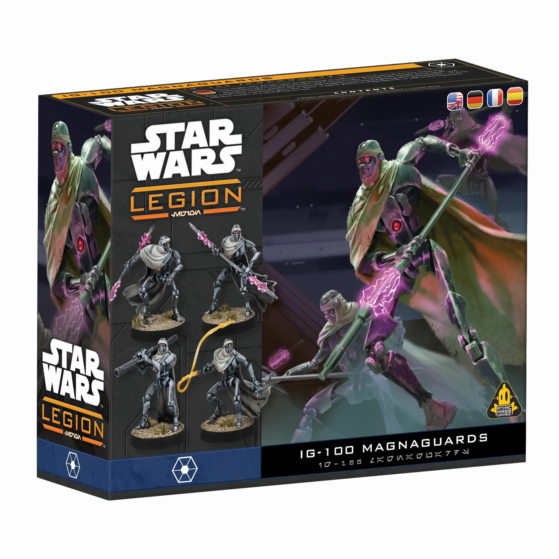 Asmodee | Star Wars Legion - IG-1000 Magnaguards | Miniaturowa gra stołowa | Od 14 lat | 2 gracze | 90 minut czasu gry