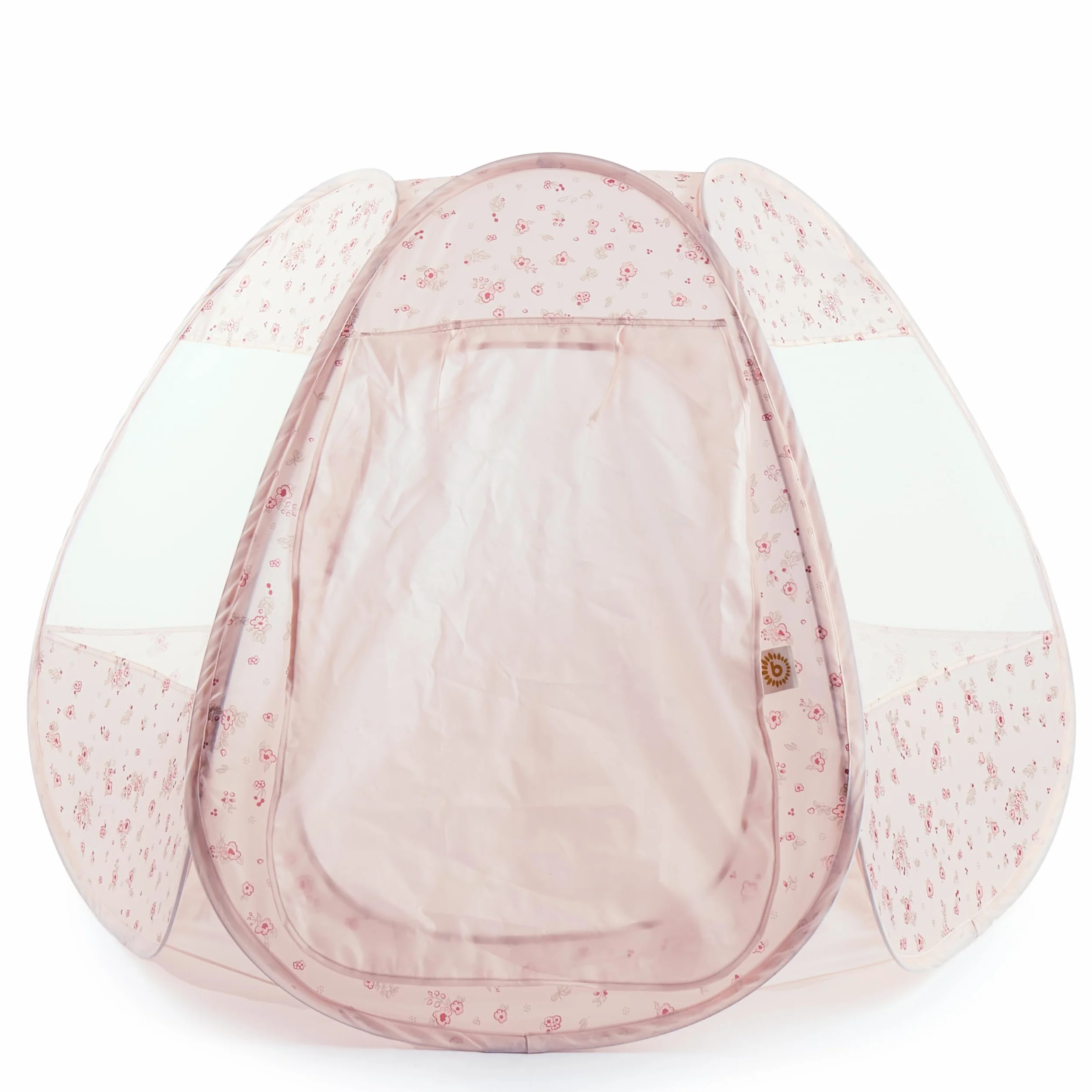 Bieco Namiot dziecięcy i basen z piłkami Pop up Dreamy Flowers z 50 piłkami | Namiot księżniczki dla dzieci | Namiot do zabawy dla dziewczynek