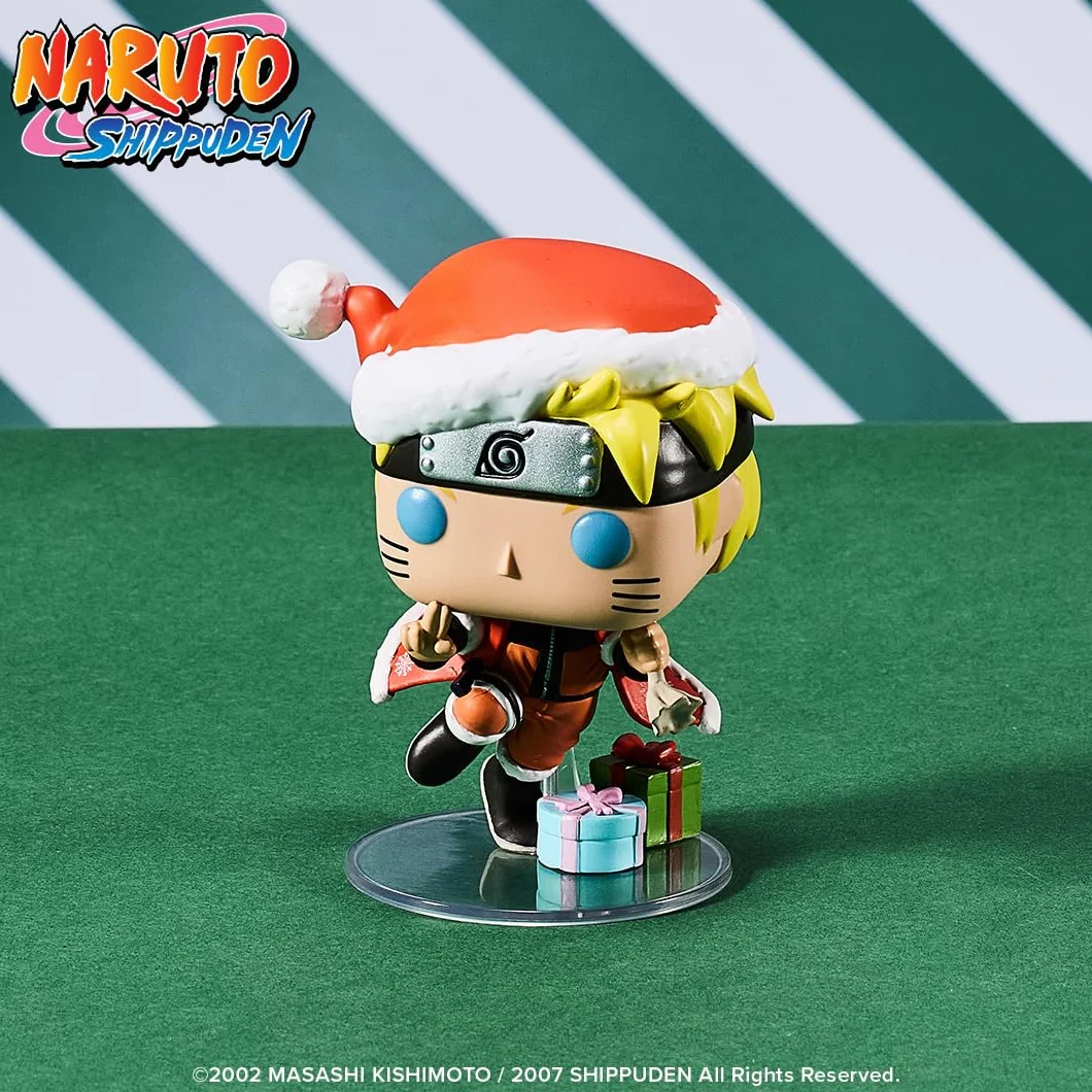 Funko Pop! Plus: Naruto Shippuden - Naruto Uzumaki - Holiday - kolekcjonerska figurka winylowa - pomysł na prezent - oficjalny towar - zabawki dla dzieci i dorosłych - fani anime - modelka dla