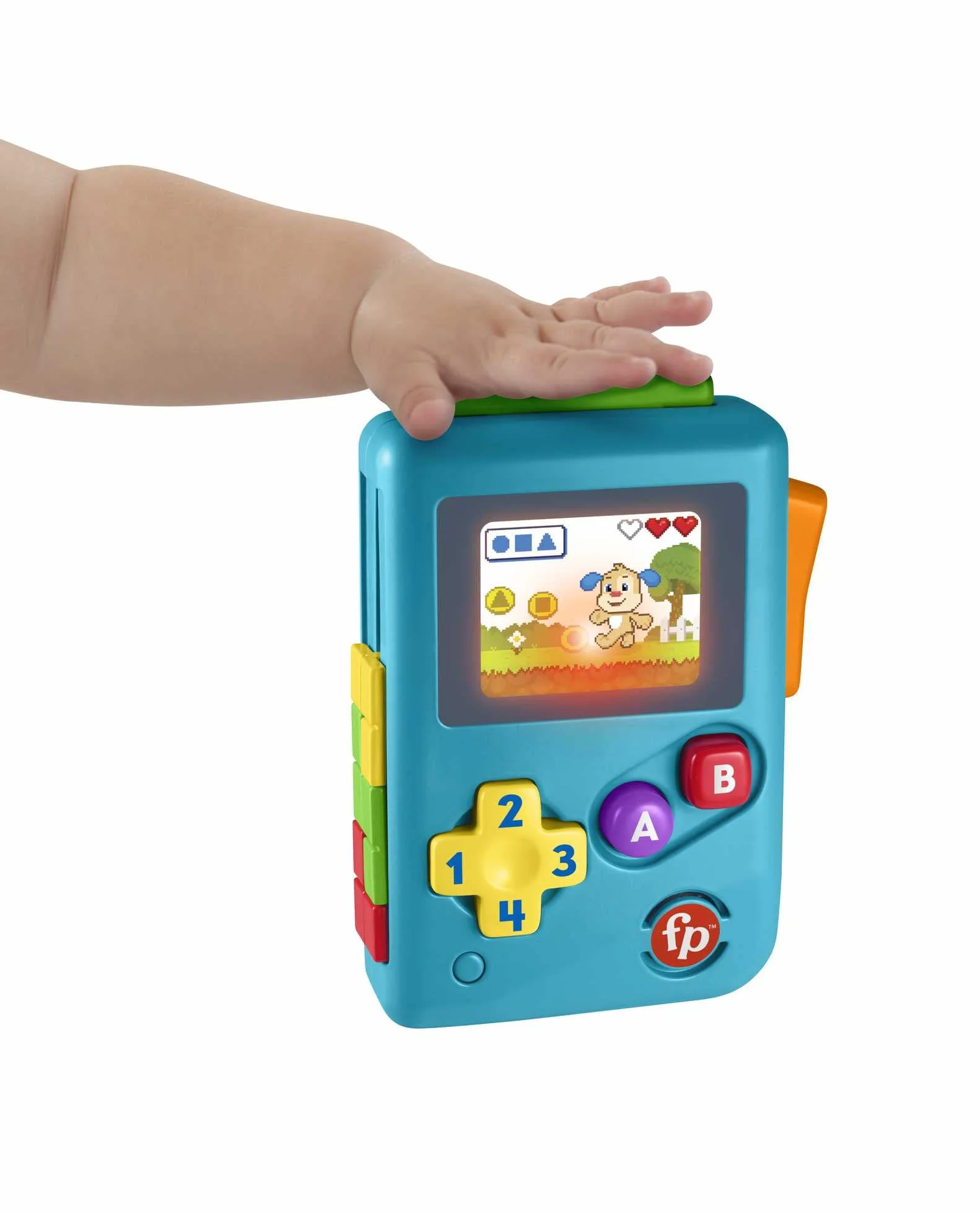 Fisher-Price Lil' Gamer, wersja: angielski, brytyjski; włoski; portugalski; hiszpański, kastylijski, HHX12