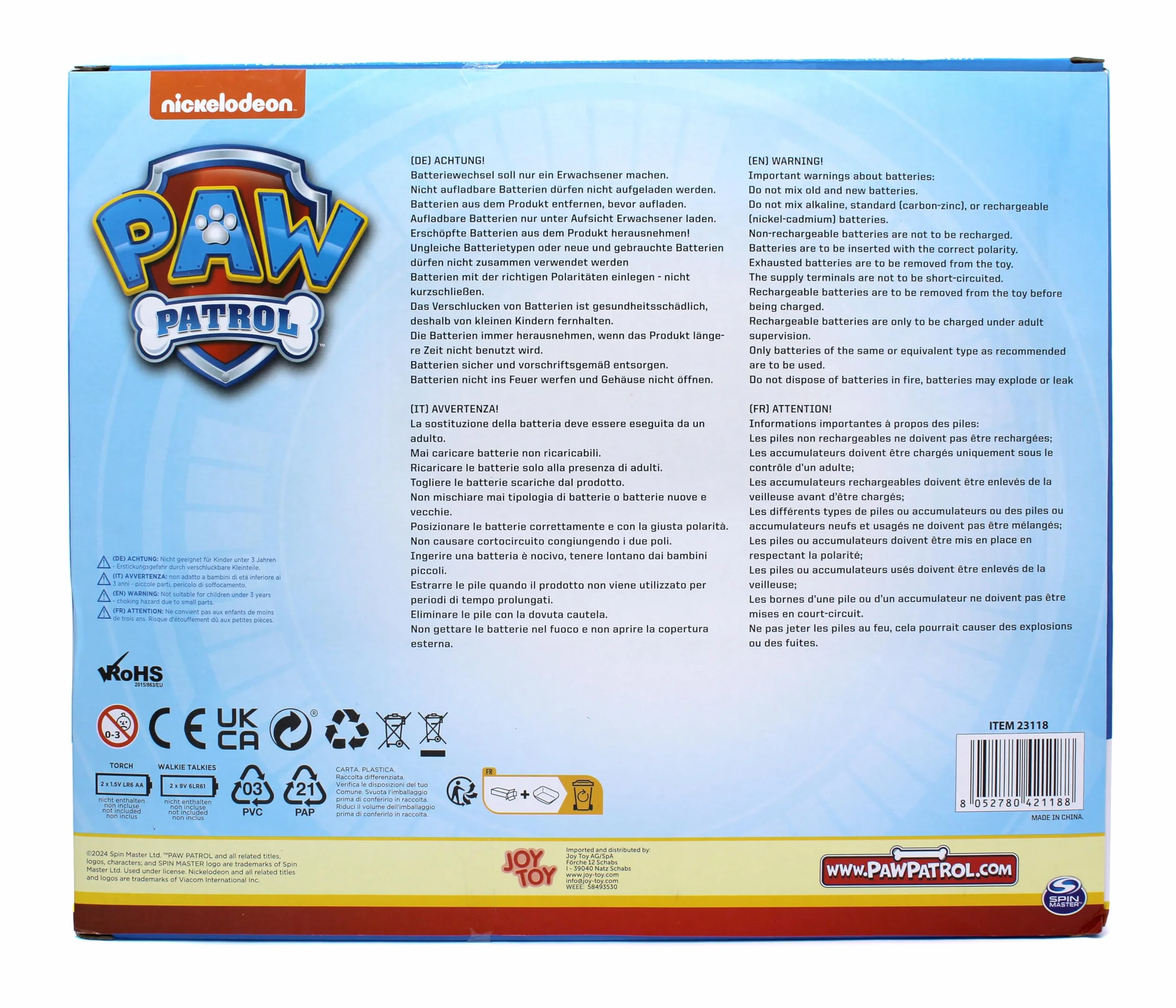 Paw Patrol 1512094 Zestaw Zabawek, Wielokolorowy, ‎5,5 x 28,7 x 38,6 cm; 490 g