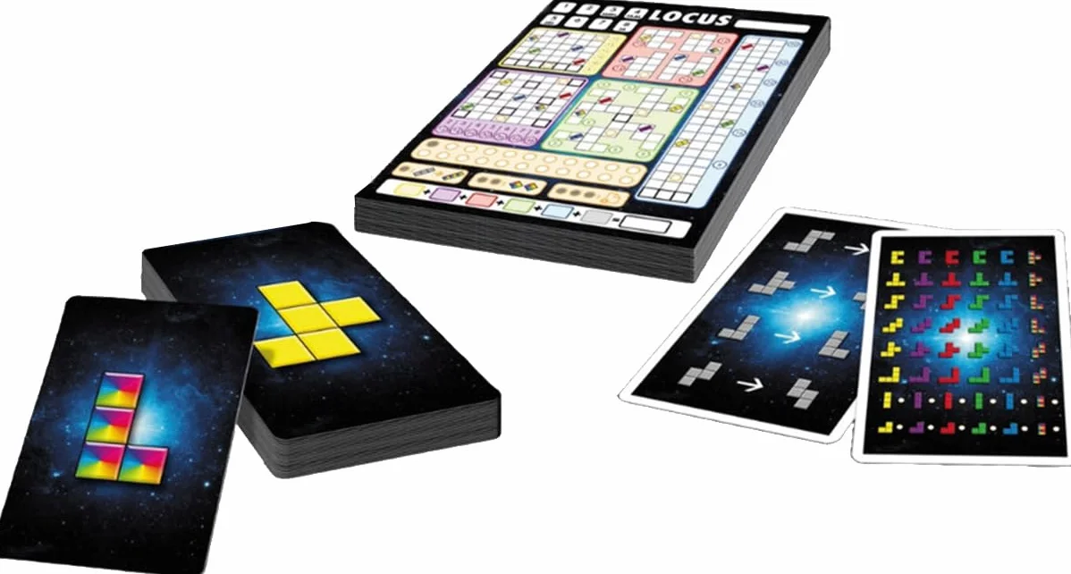 Asmodee - Locus - Tucker's Fun Factory - Strategiczna gra logiczna - Umieszczenie i optymalizacja - od 8 lat - 1 do 5 graczy - 30 min - w języku francuskim