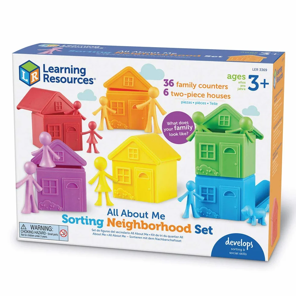 Learning Resources All About Me Sortowanie Sasiedztwa 36-Kawałek Zestaw