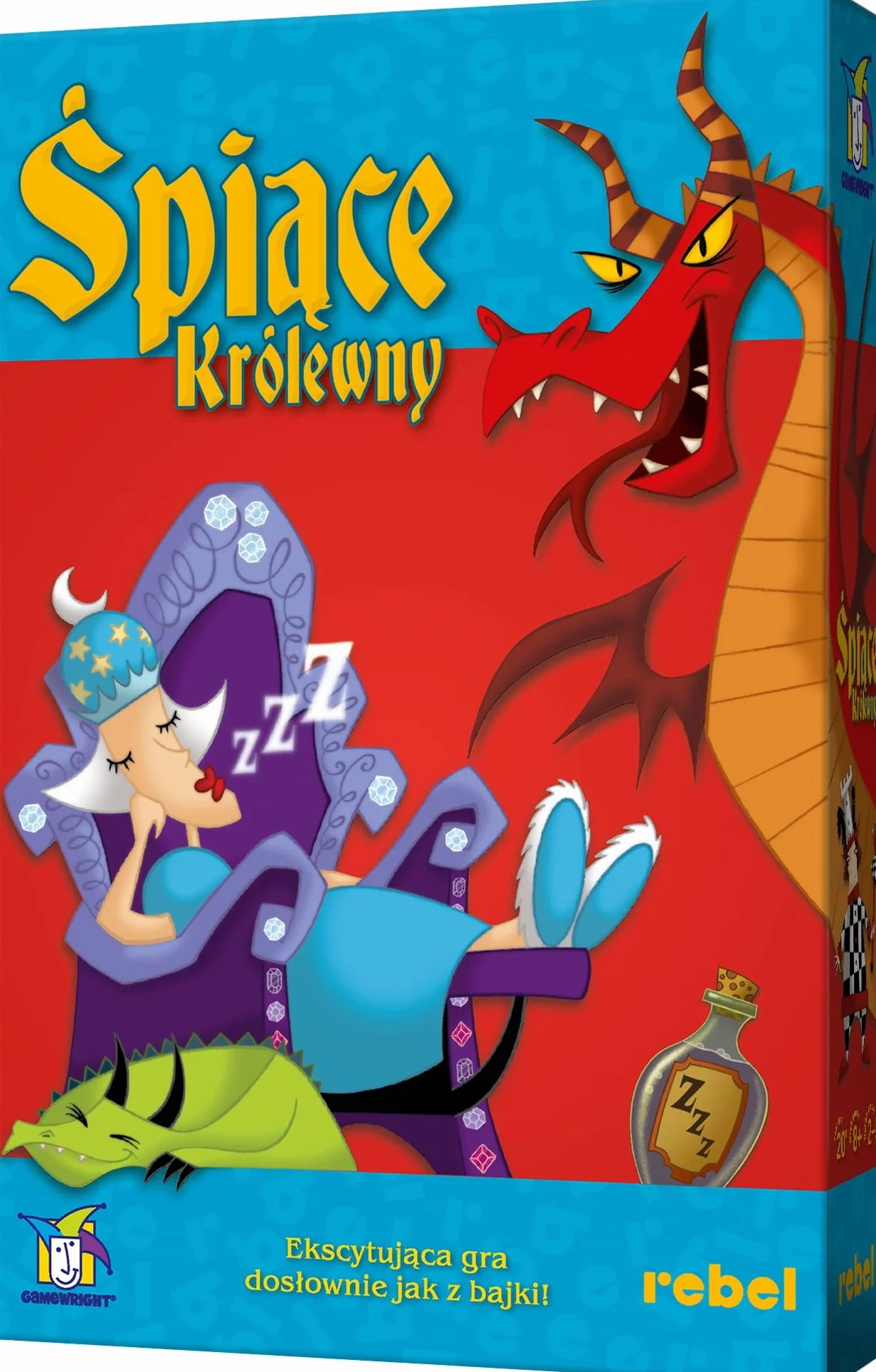 Rebel | Śpiące Królewny | Gra karciana | Gra dla dzieci | Gra edukacyjna | Wiek 8+ | 2-5 graczy | Czas rozgrywki 10+ min.