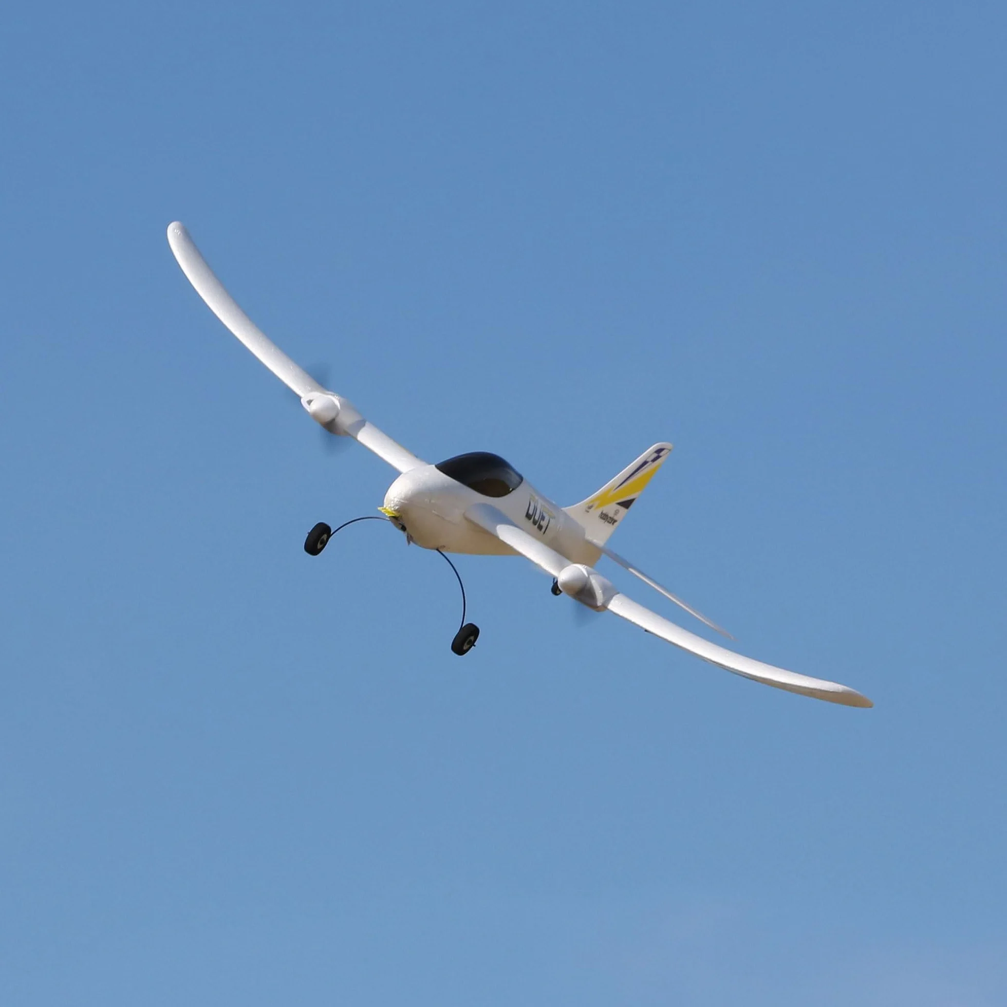 HobbyZone RC Airplane Duet S 2 RTF Everything Needed to Fly is included with Safe HBZ05300