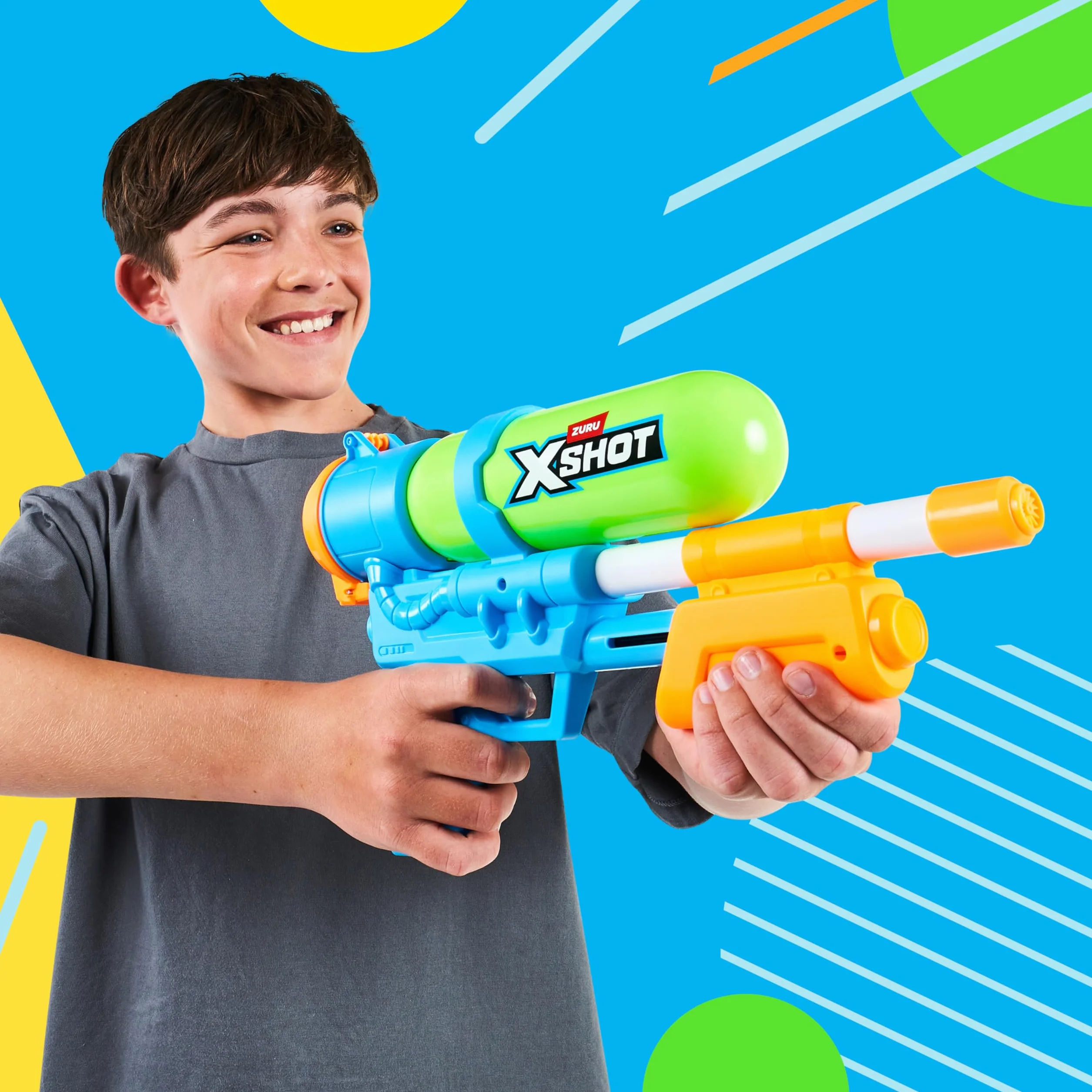 XSHOT Water -FAST FILL-SERIES 1-RETRO BLASTER GREEN