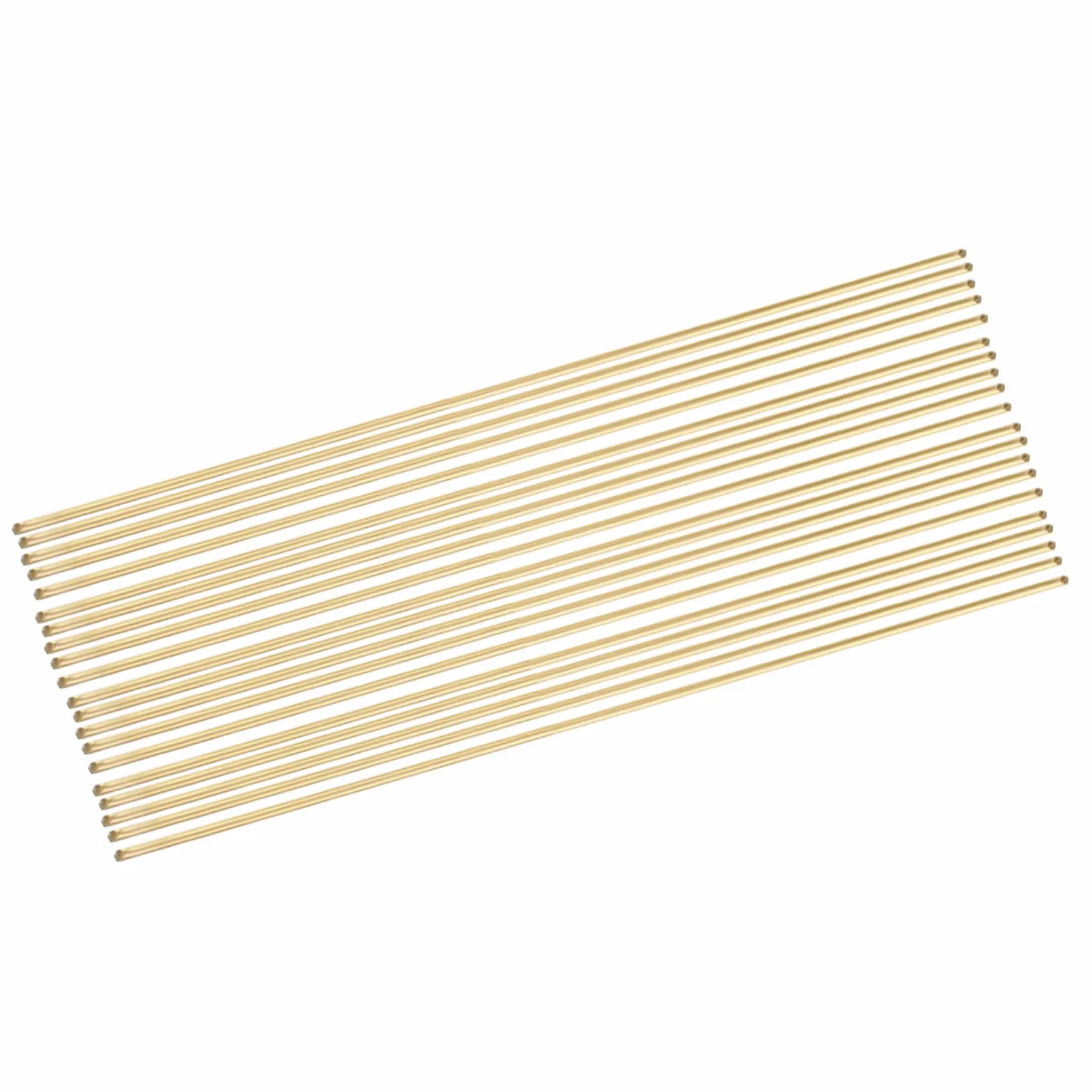 20 sztuk prętów spawalniczych złote mosiężne pręty lutownicze do naprawy akcesoriów spawalniczych materiały eksploatacyjne do lutowania 1,6 mm x 240 mm, 865℃ ~ 890℃ temperatura topnienia