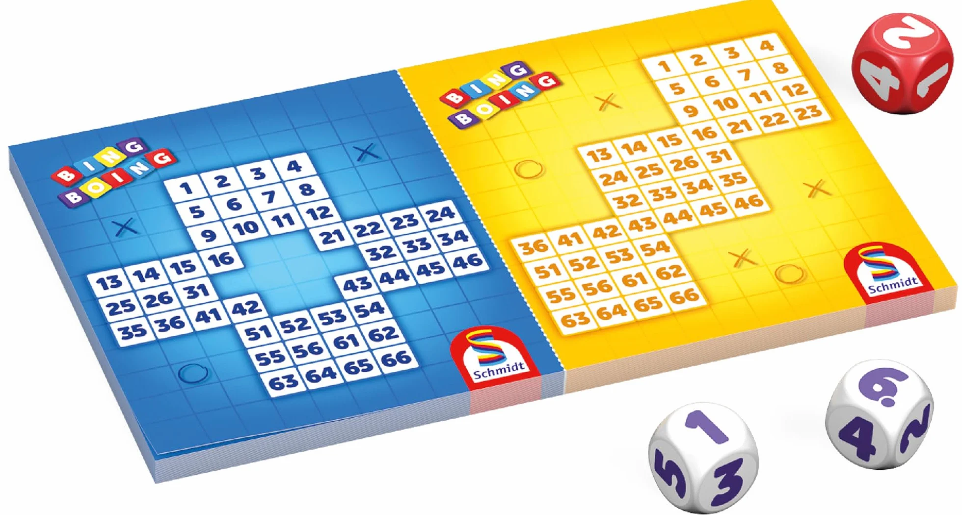 Schmidt Spiele 51454 Bing Boing, gra podróżna, wnieś do gry w metalowej puszce, normalna