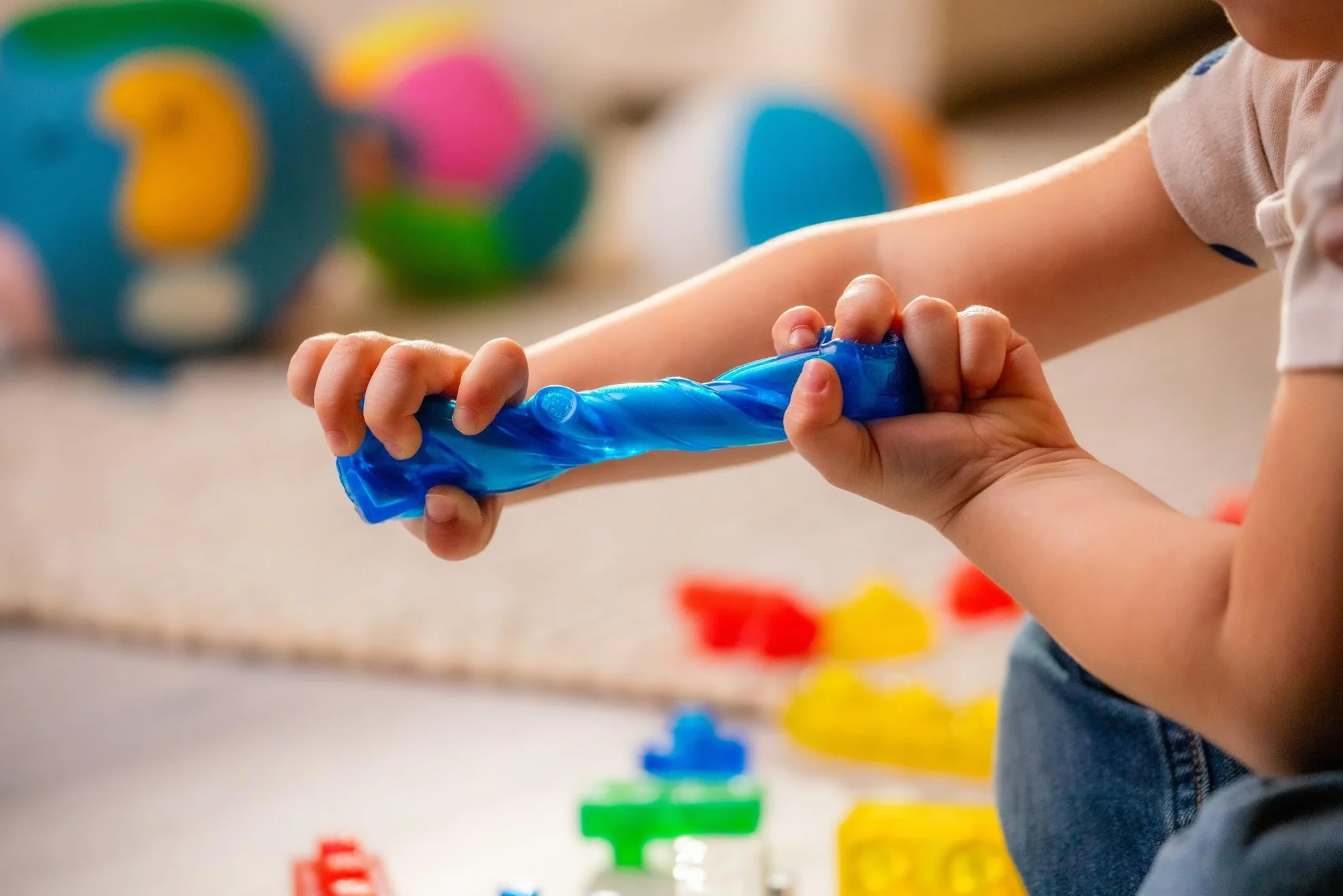 Jelly Blox Zestaw dla początkujących 11 klocków sensorycznych dla malucha i przedszkola