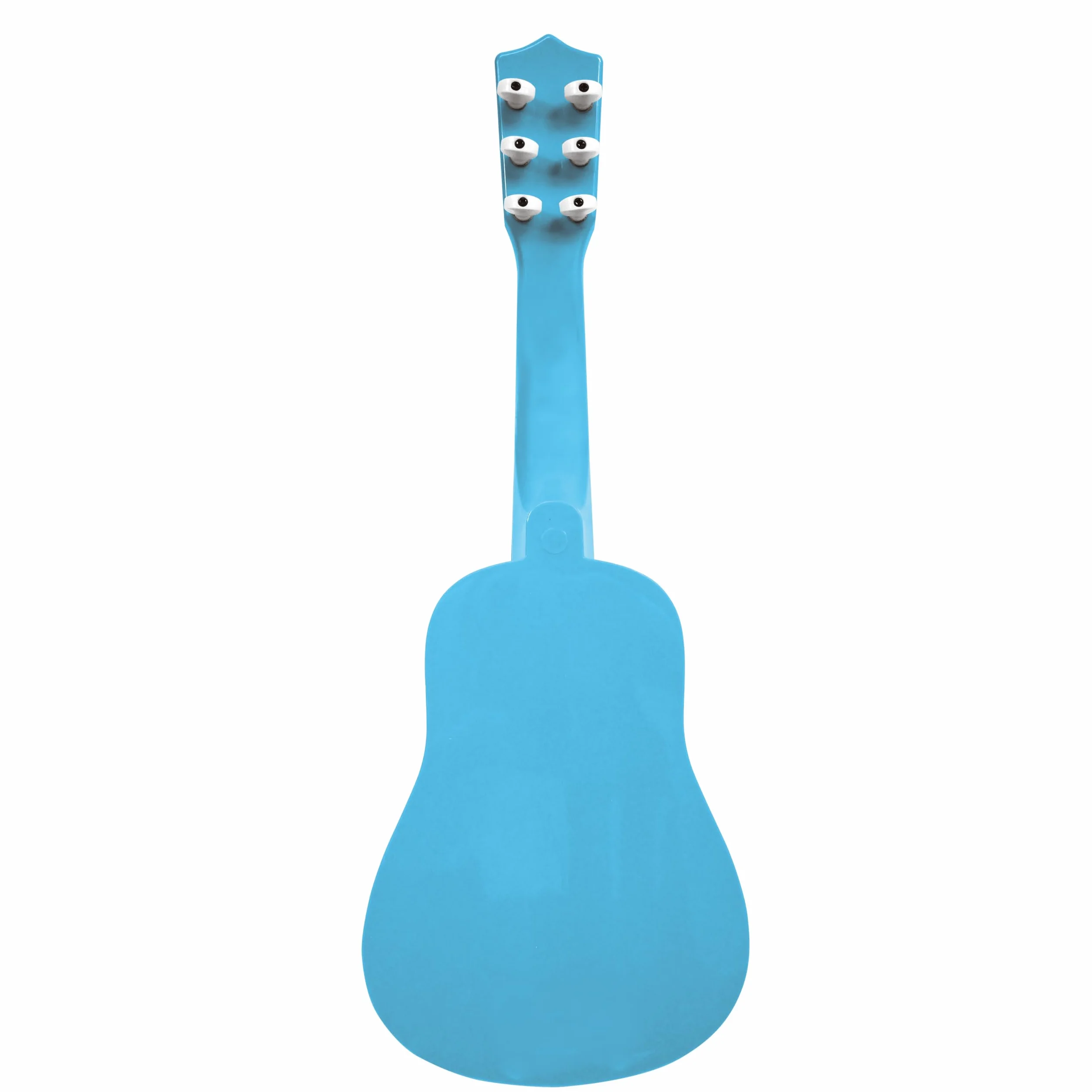 Lexibook Peppa Pig Georges My First Guitare, 6 Strun Nylonowych, 53 cm, Przewodnik w Zestawie, Niebieski, Żółty, K200PP, 53 cm