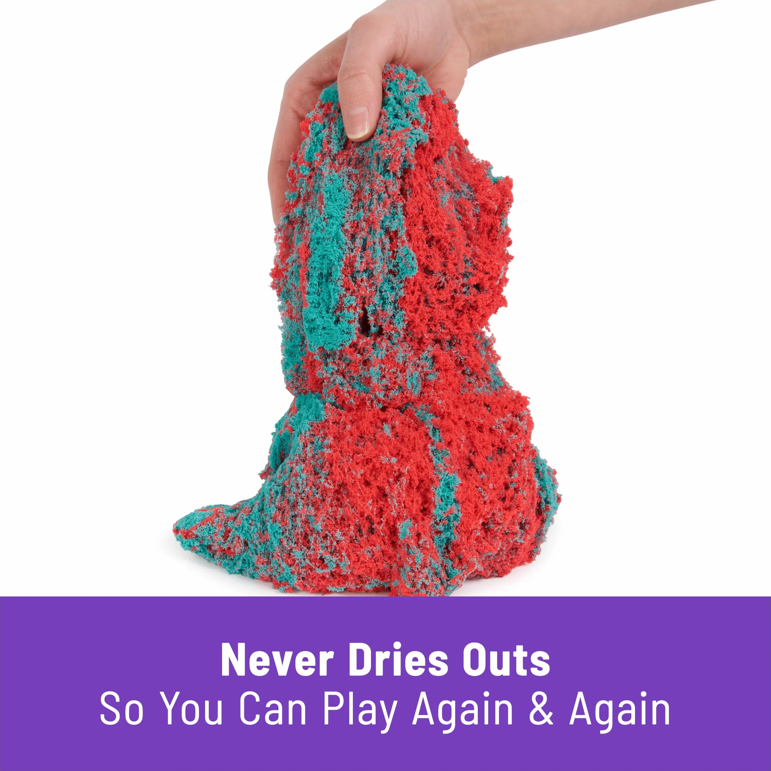 Kinetic Sand - Dwukolorowy piasek kinetyczny z akcesoriami