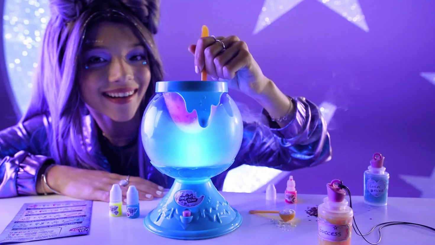 Canal Toys - Magical Slime - Moja Fabryka Magicznych Eliksirów - Kocioł Slime DIY - Od 6 lat - SSC 196, Wielokolorowy, 34 x 14 x 27,5 cm