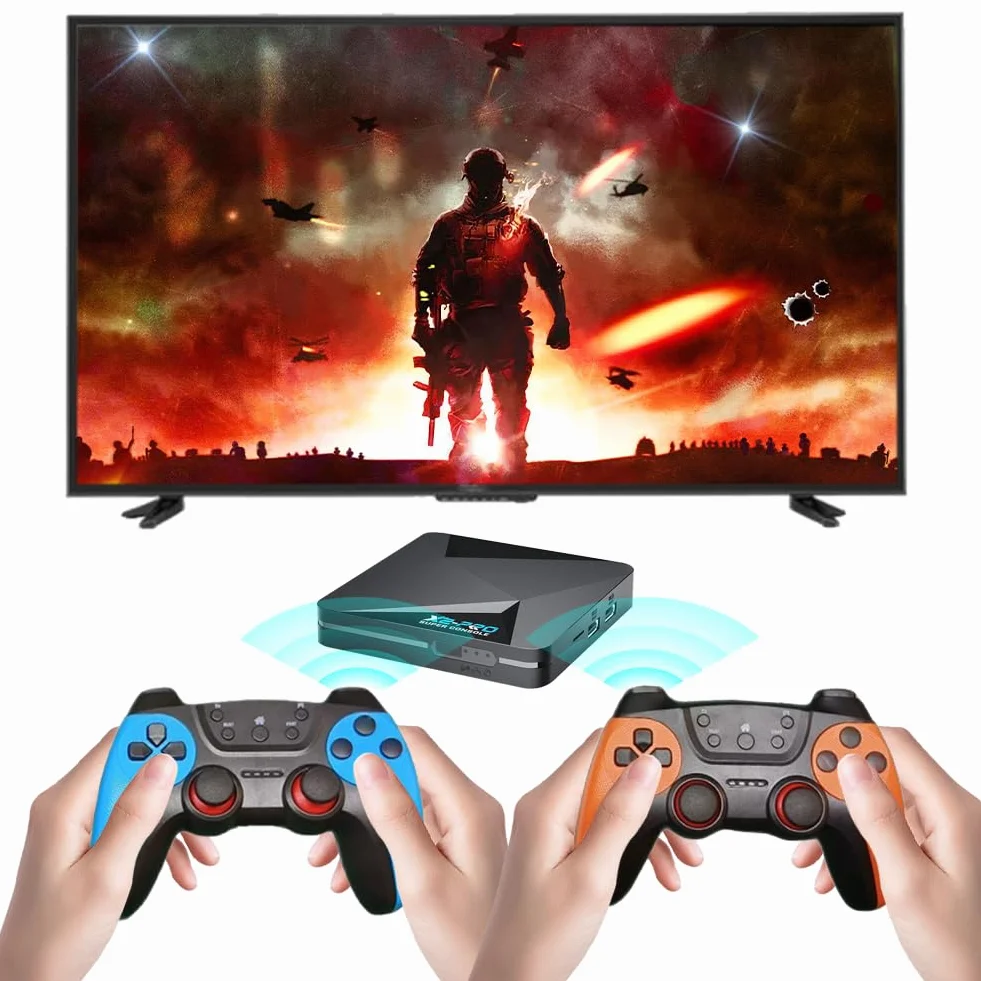 Konsola do gier retro X2 Pro z 65000 wbudowanymi grami 4K UHD kompatybilna z 9.0 i emulatorami do Arcade