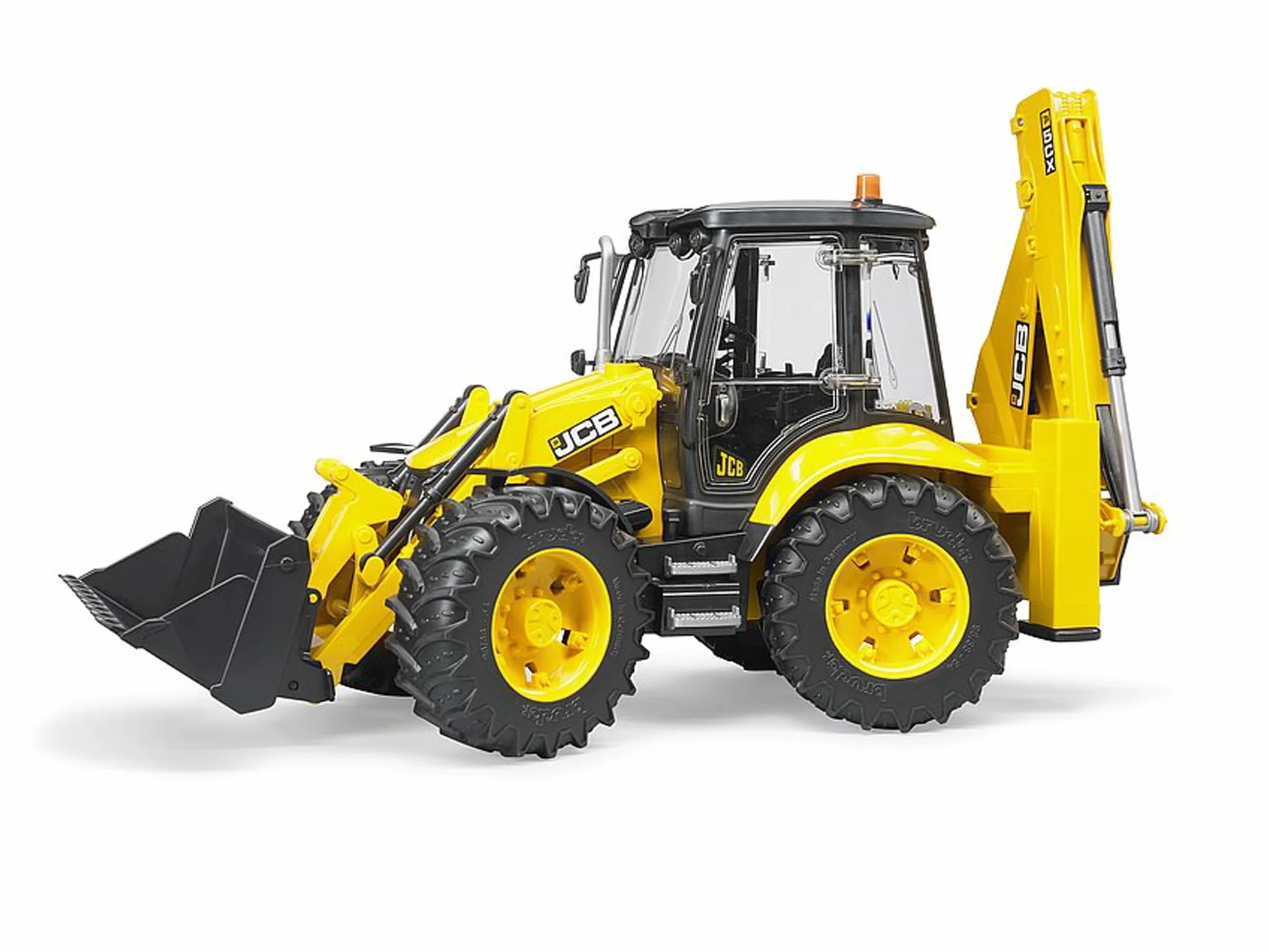 bruder 02454 - Koparka JCB 5CX eco - 1:16 Pojazd budowlany, Plac budowy, Łyżka, Koparka, Robotnik, bworld, Maszyna budowlana, Zabawka