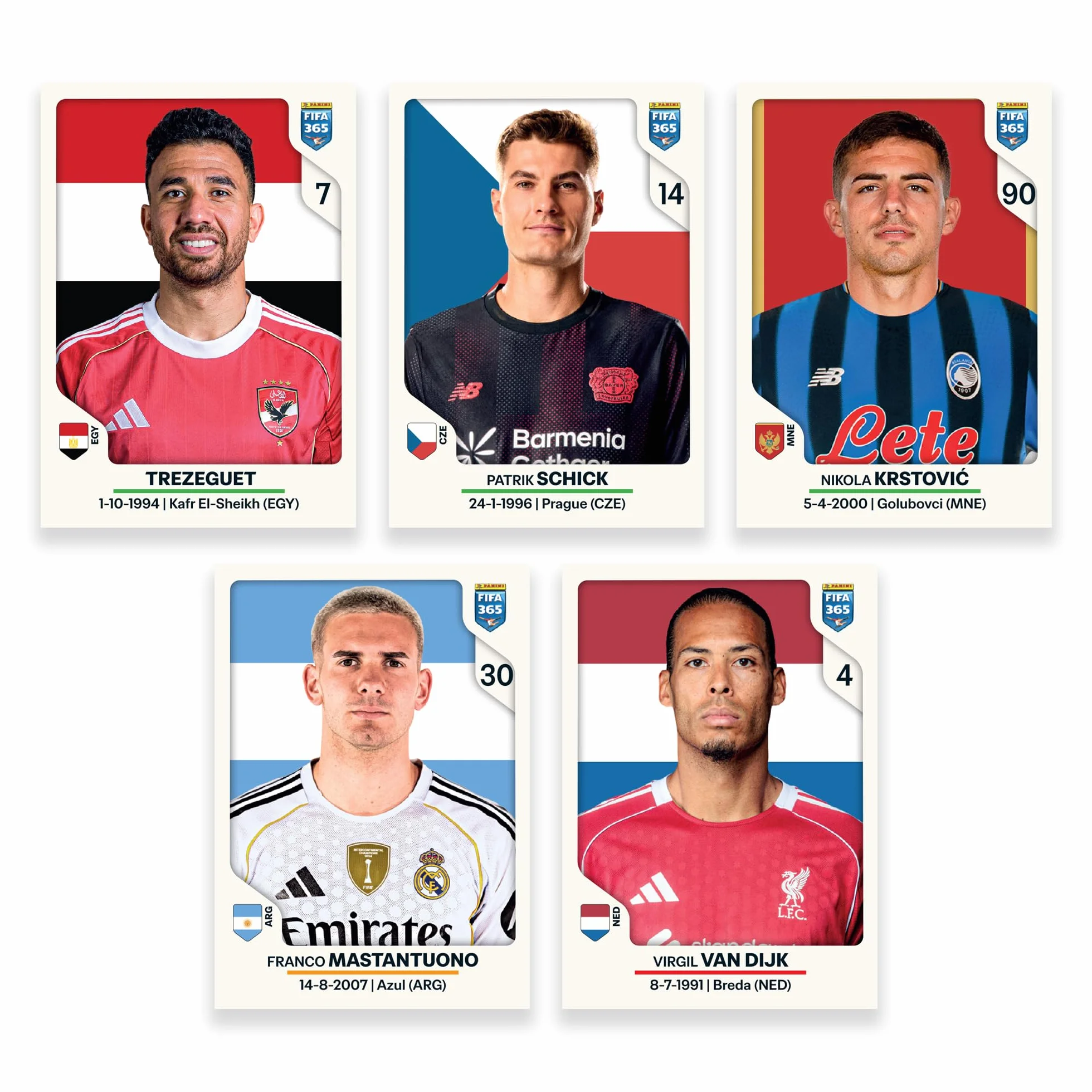 Panini FIFA 365 2026 naklejki blister, 8 sztuk