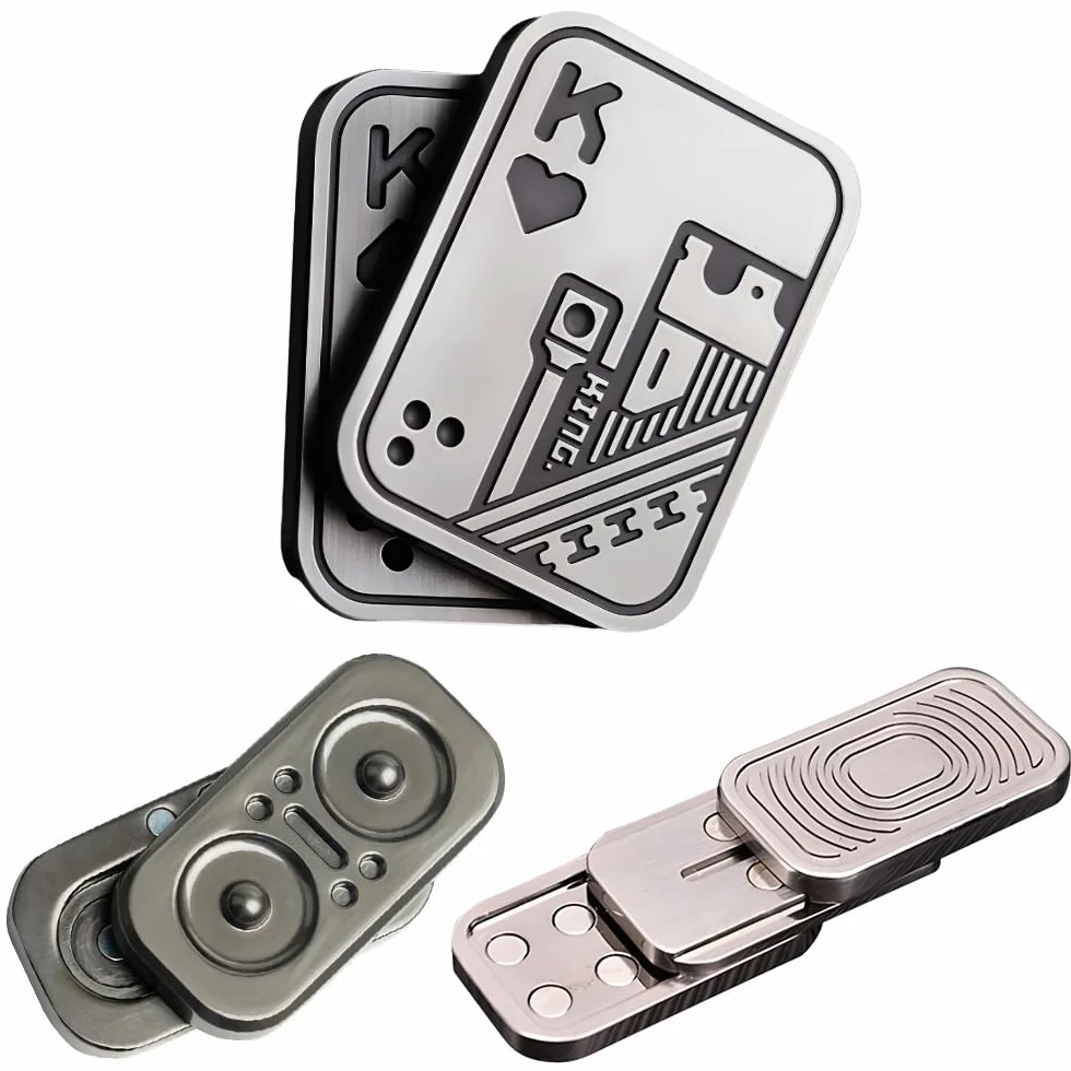 OBEST Slider Toy EDC Adult Fidget Toys ADHD Autyzm Sensory Zabawki Trzy kształty Lęk Stres Relief Zabawki Biurowe Fajne rzeczy dla chłopaka i ojca