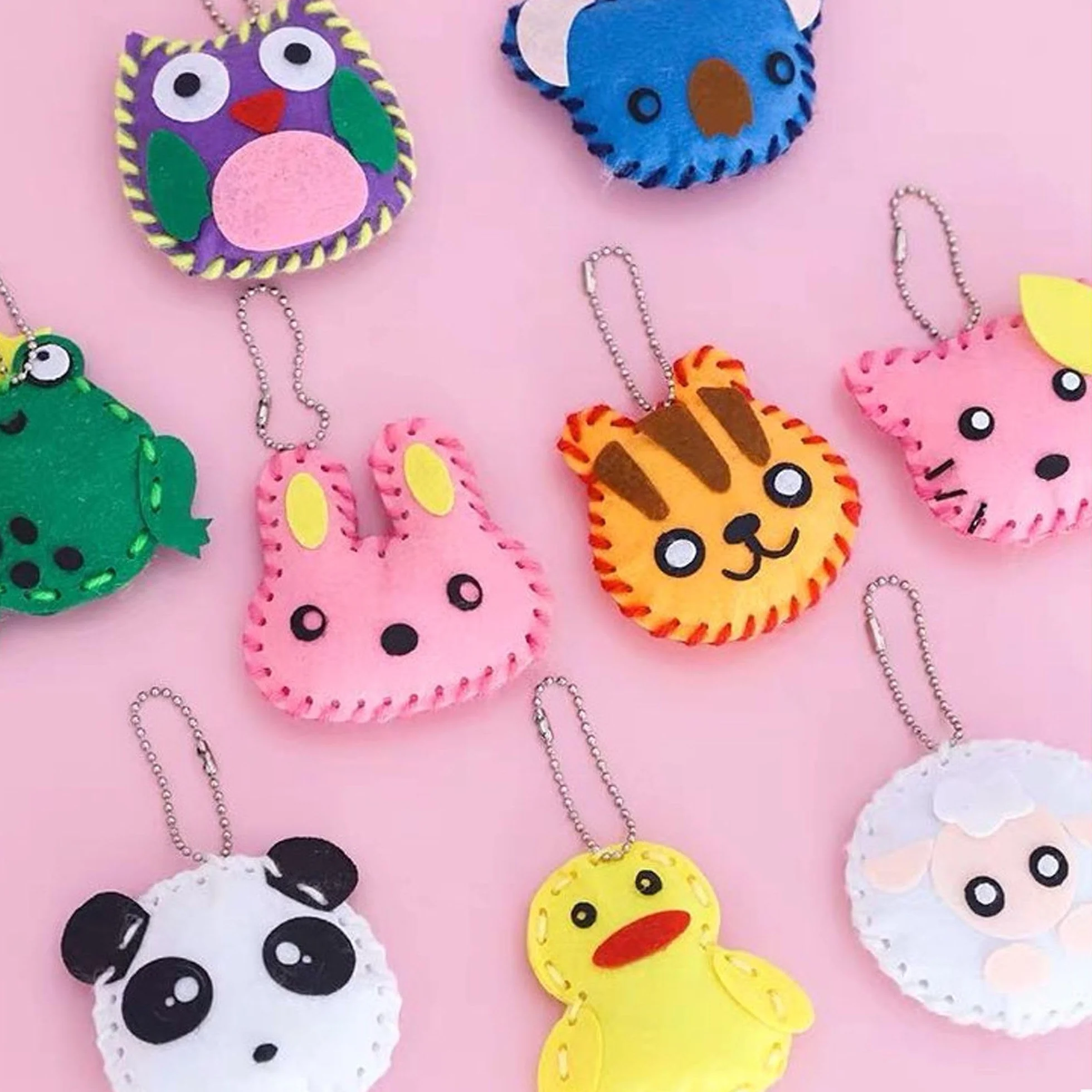 Filcowy zestaw rzemieślniczy do szycia dla dzieci DIY ozdoby edukacyjne